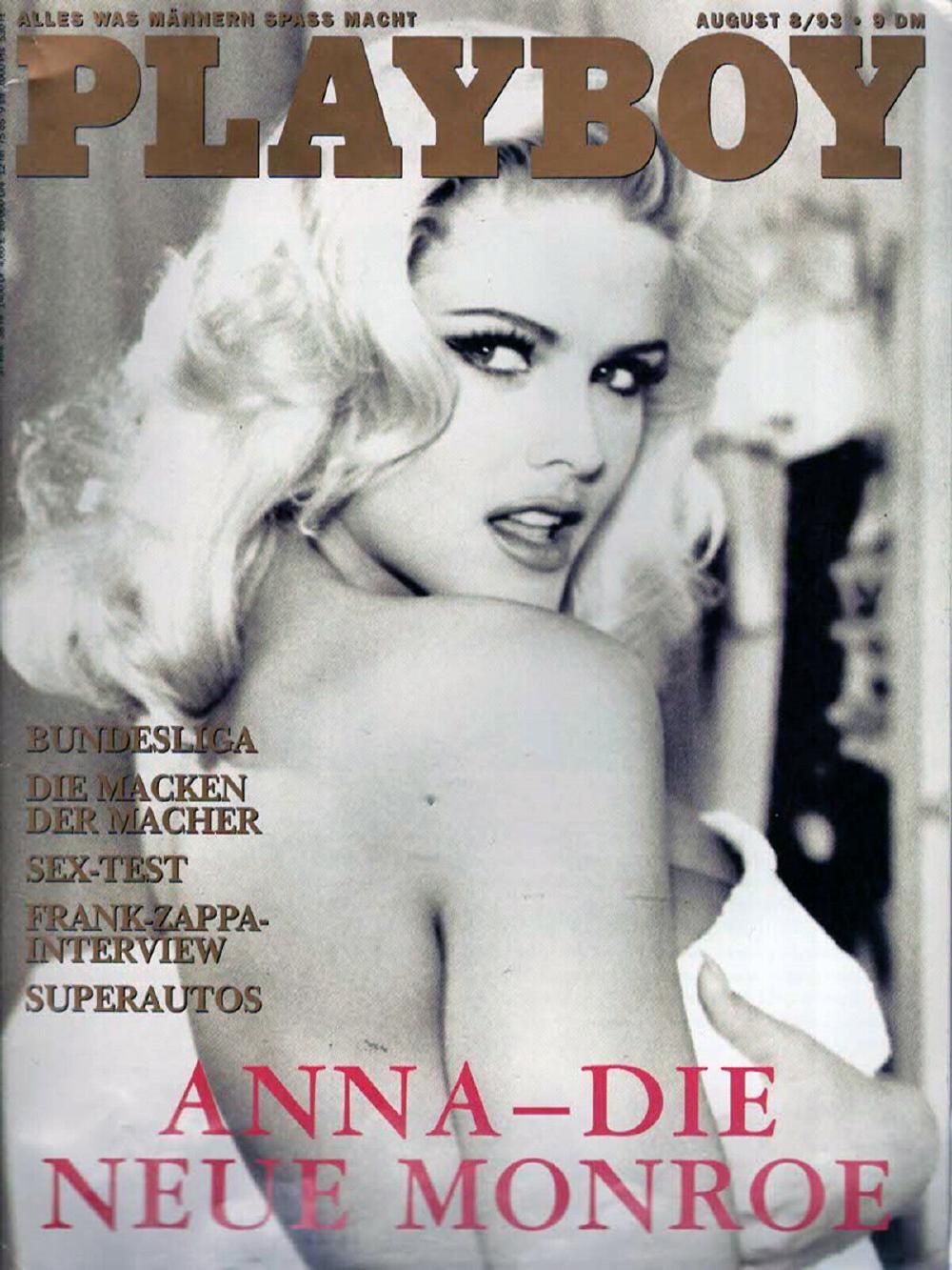 Playboy Magazin Deutschland 1993-08 Anna Nicole Smith