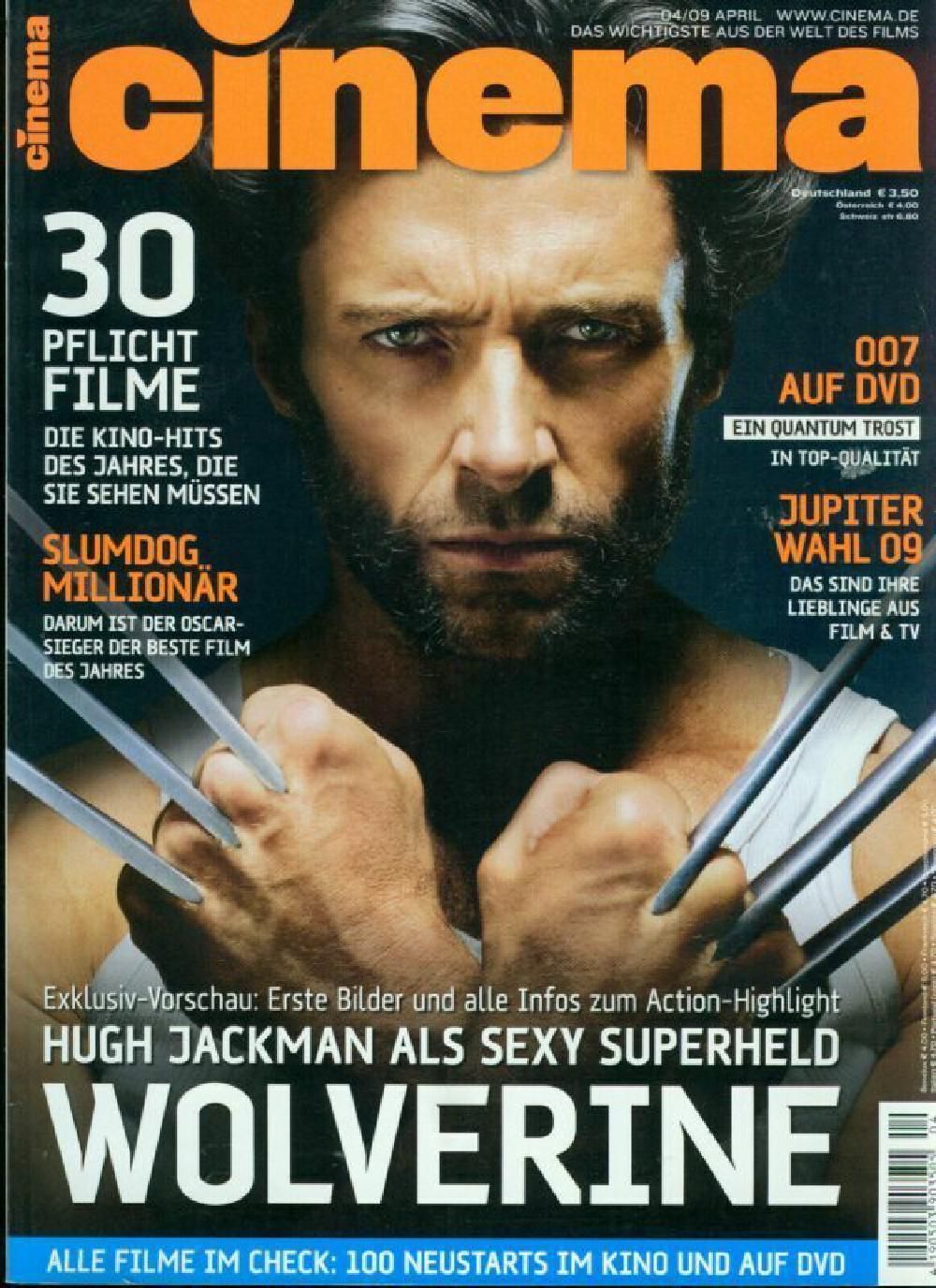 Cinema Magazin Deutschland 2009-04 Hugh Jackman