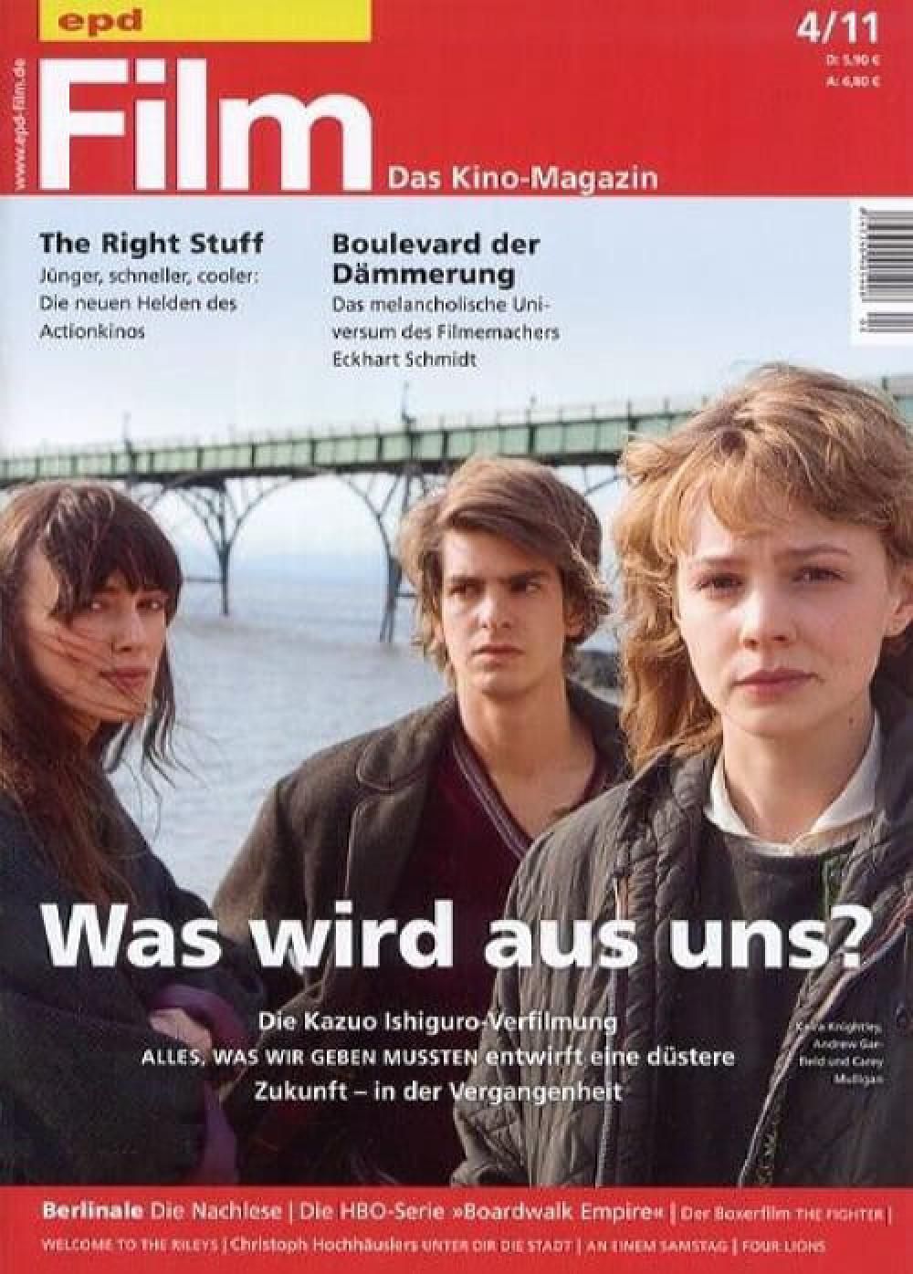 EPD Film Magazin Deutschland 2011-04 Carey Mulligan Keira Knightley Andrew Garfield