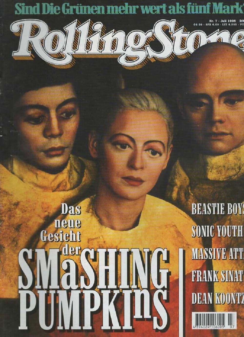 Rolling Stone Magazin Deutschland 1998-07 Smashing Pumpkins Beastie Boys
