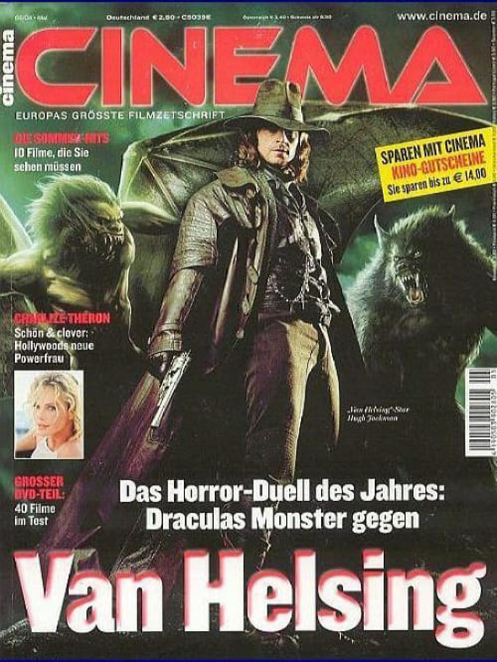 Cinema Magazin Deutschland 2004-05 Hugh Jackman Charlize Theron
