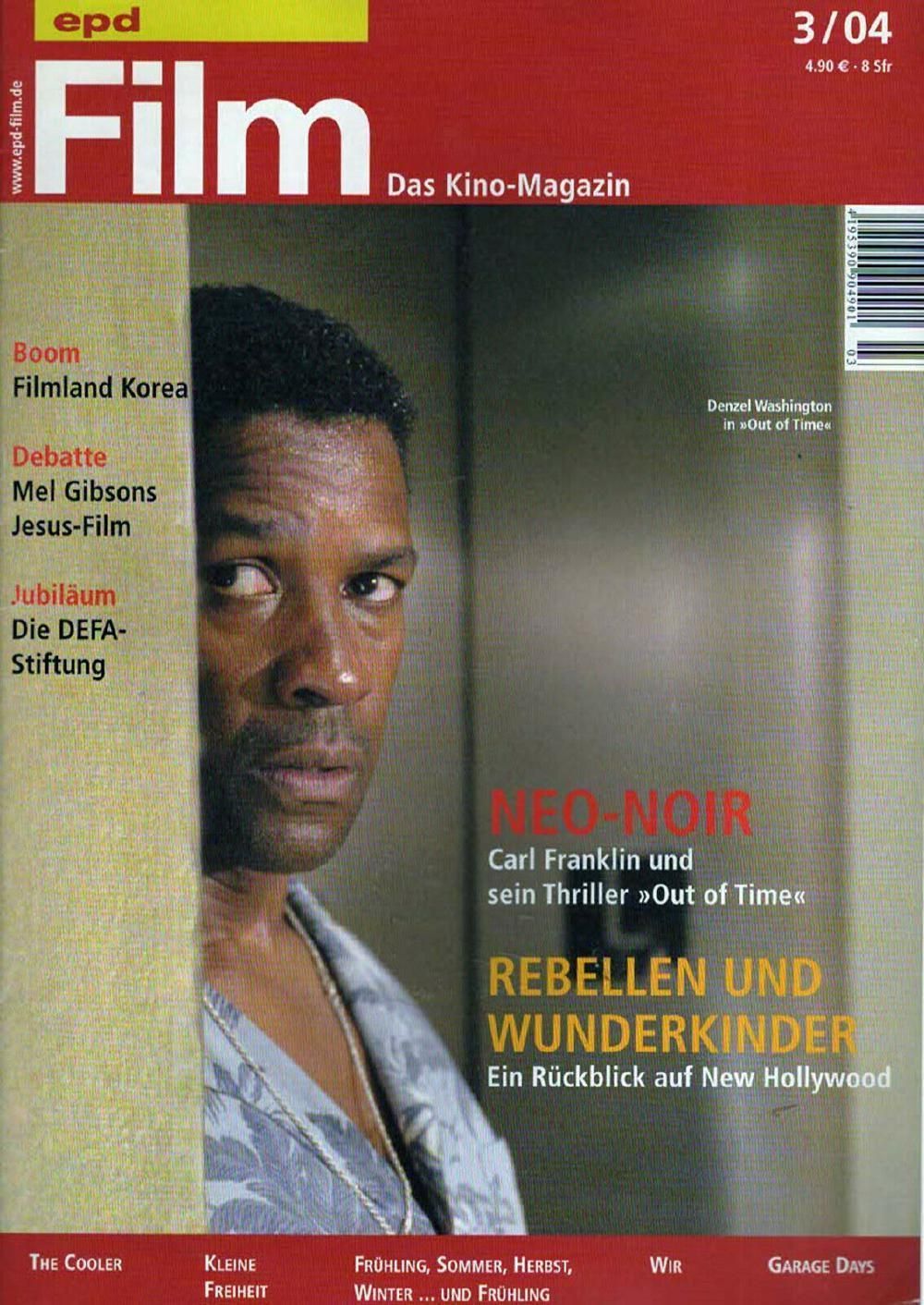 EPD Film Magazin Deutschland 2004-03 Denzel Washington