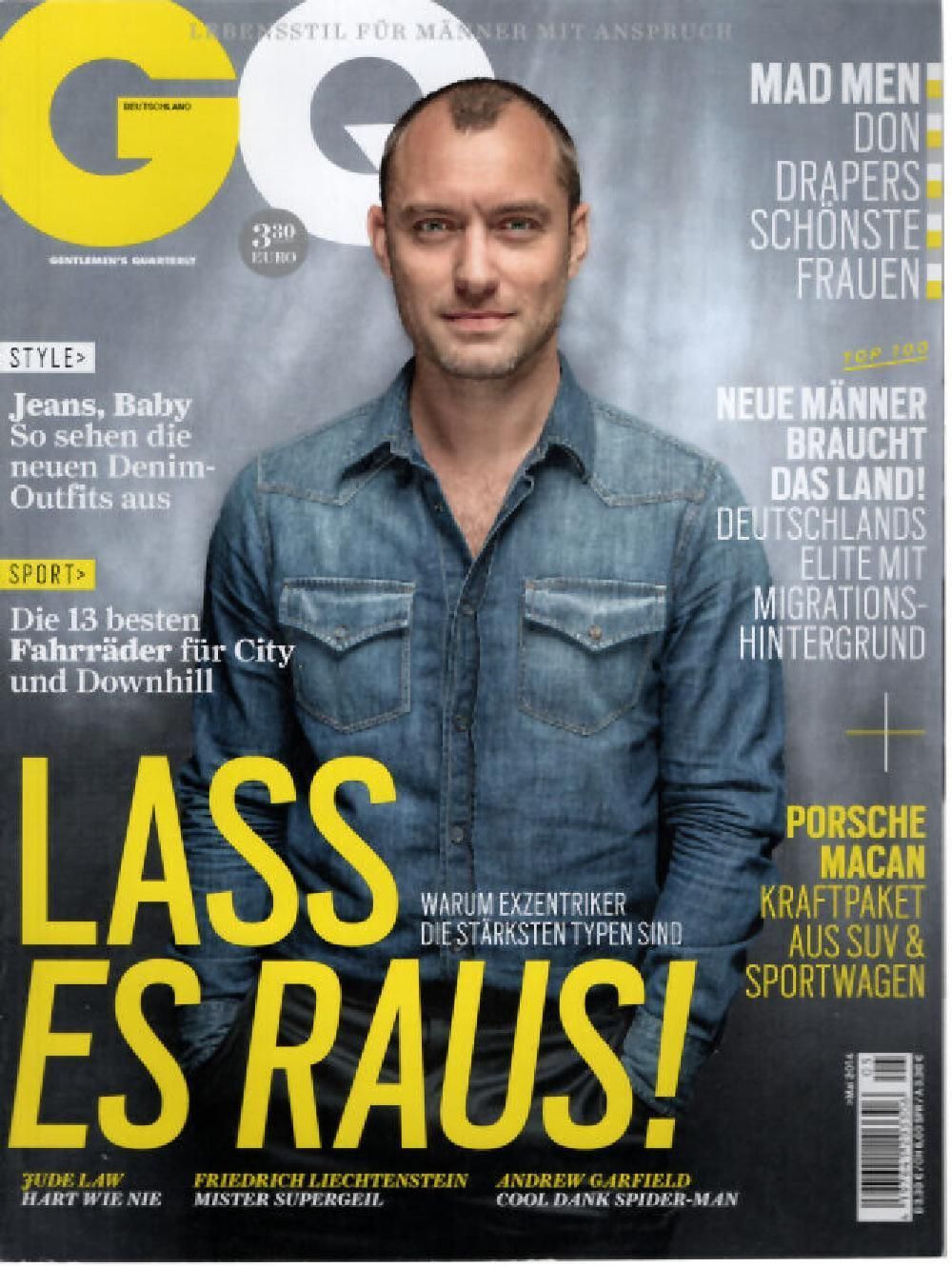 GQ Magazin Deutschland 2014-05 Jude Law