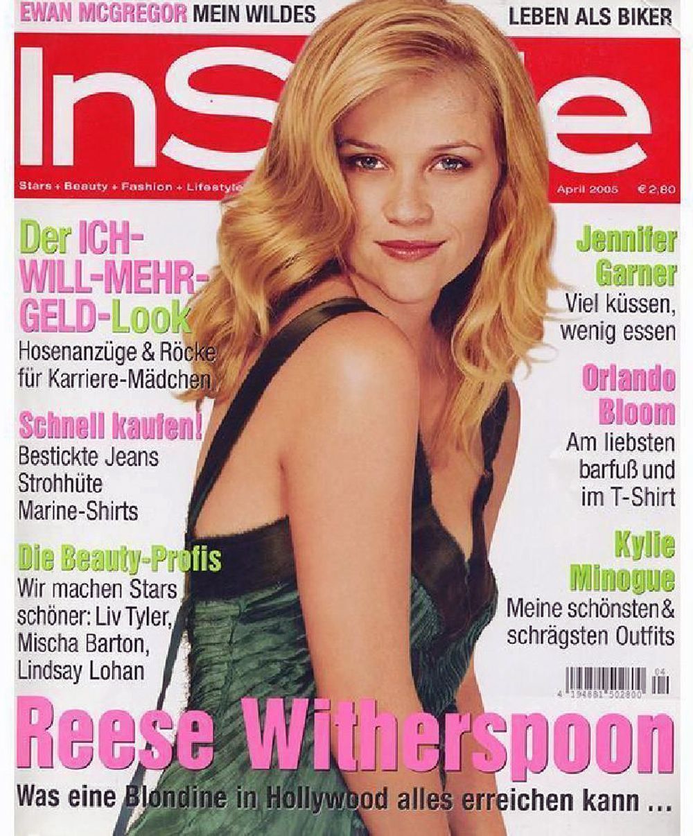 InStyle Magazine Germany 2005-04 Reese Witherspoon Original Print Issue