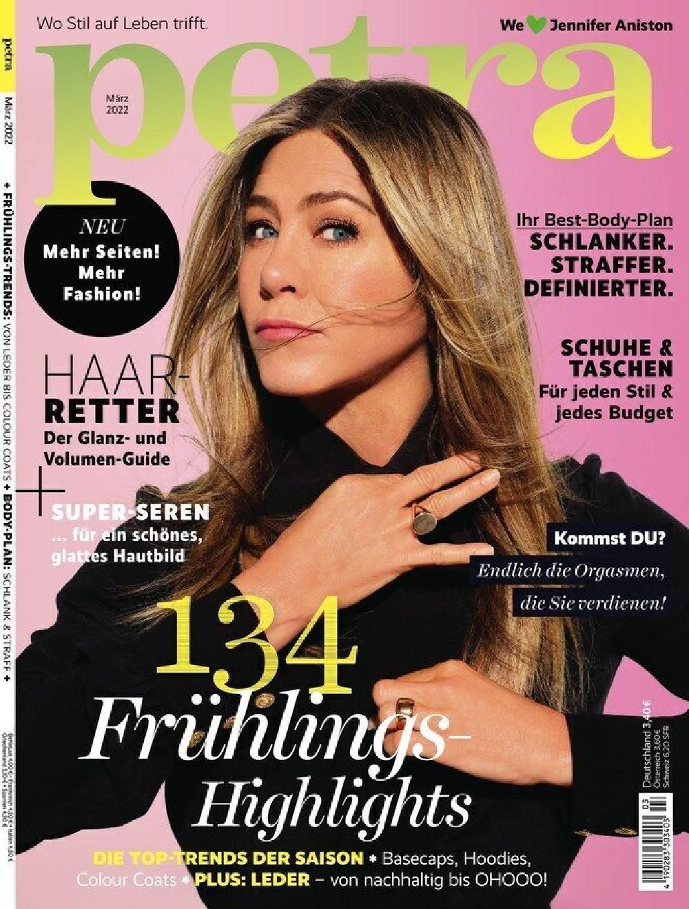 Petra Magazin Deutschland 2022-03 Jennifer Aniston