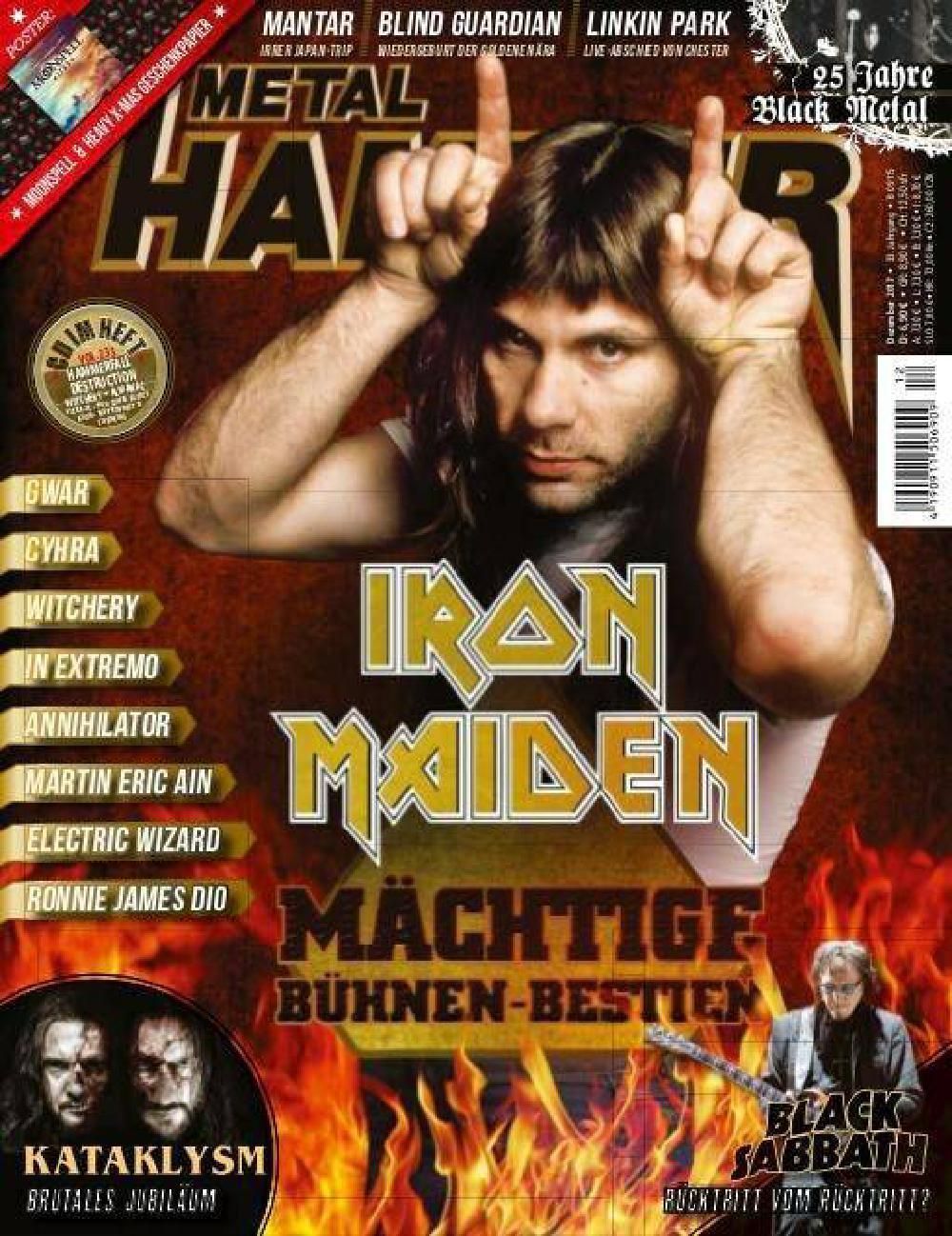 Metal Hammer Magazin Deutschland 2017-12 Iron Maiden