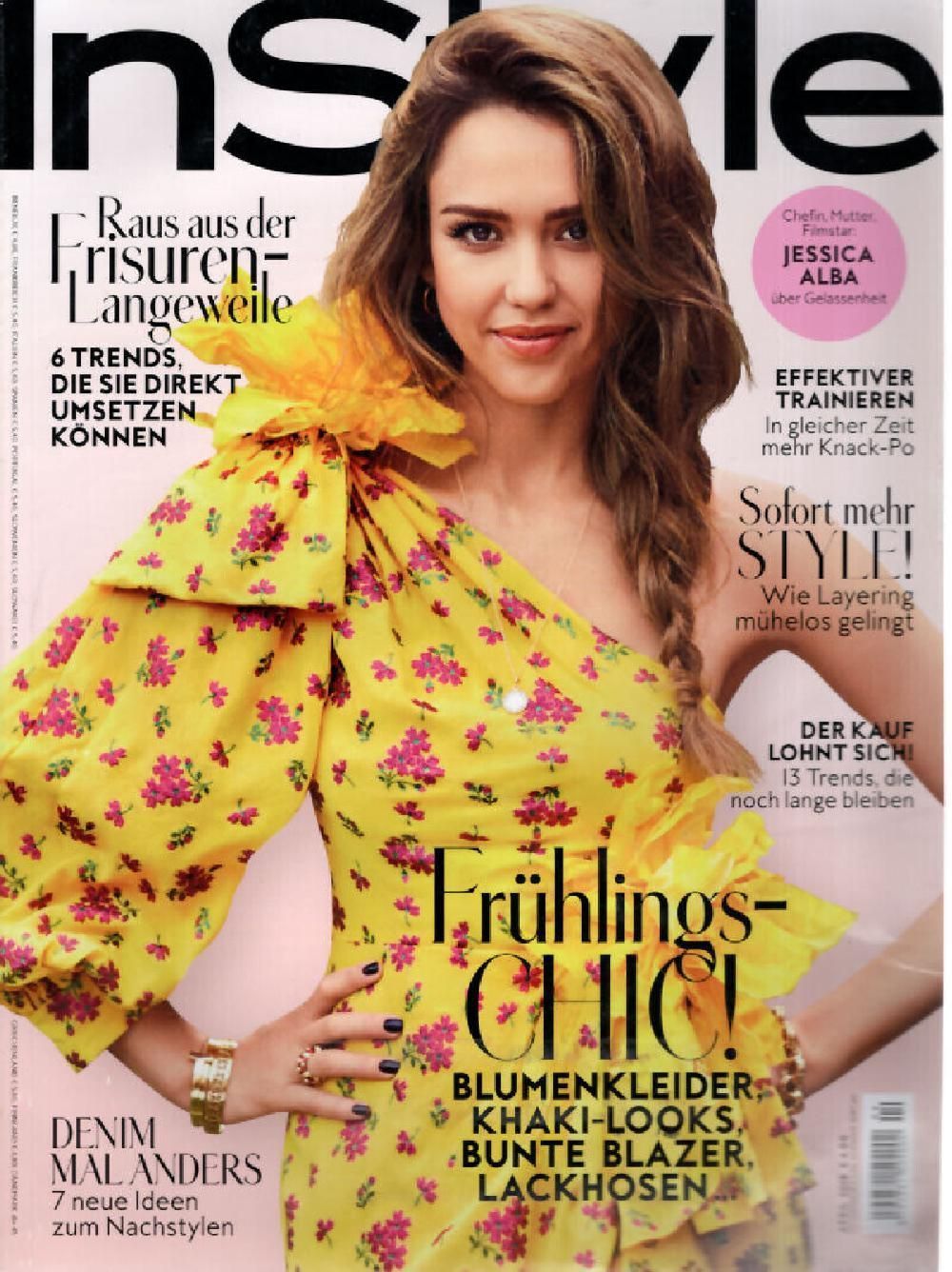 InStyle Revista Alemania 2018-04 Jessica Alba