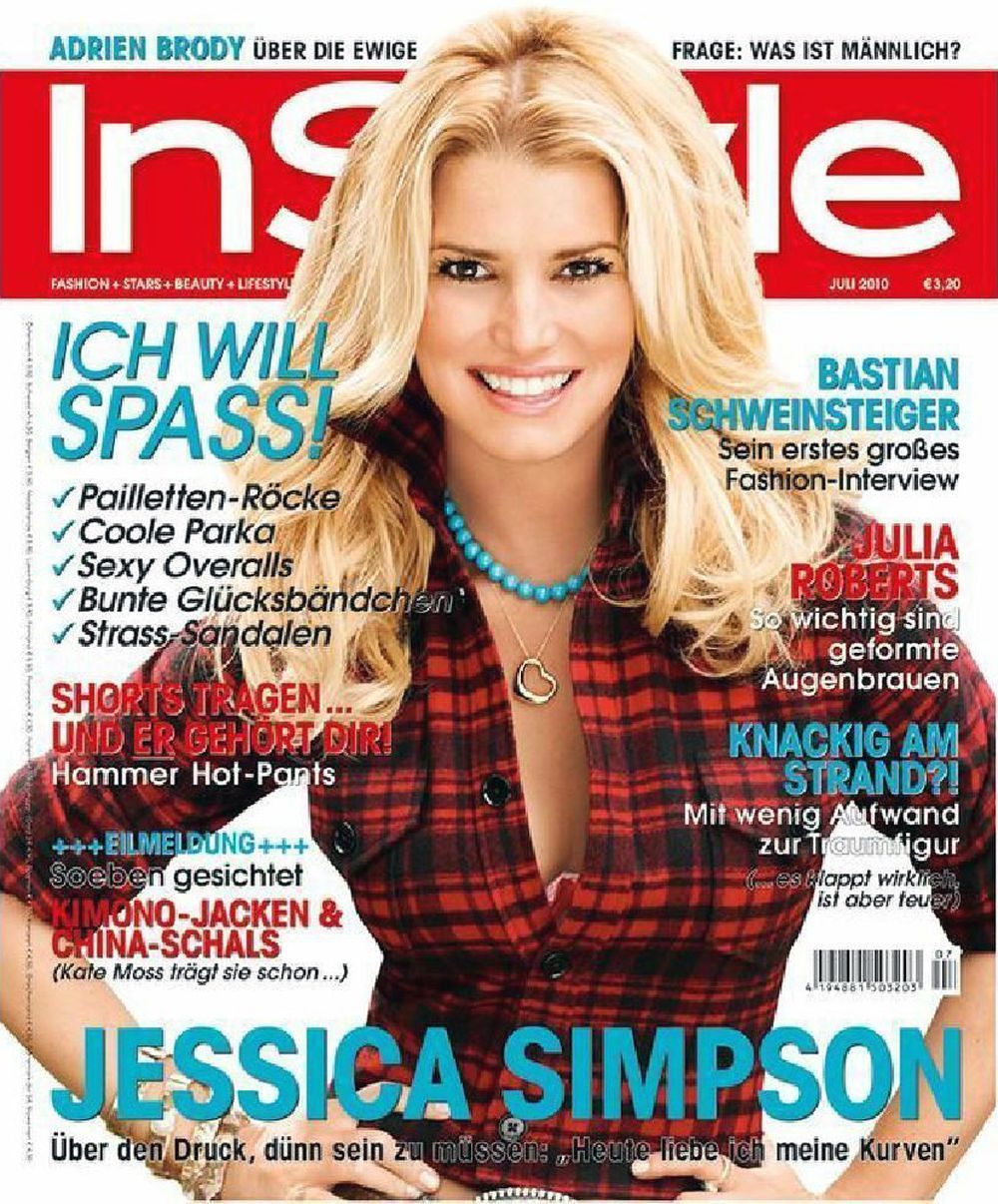 InStyle Magasin Tyskland 2010-07 Jessica Simpson Originaludgave