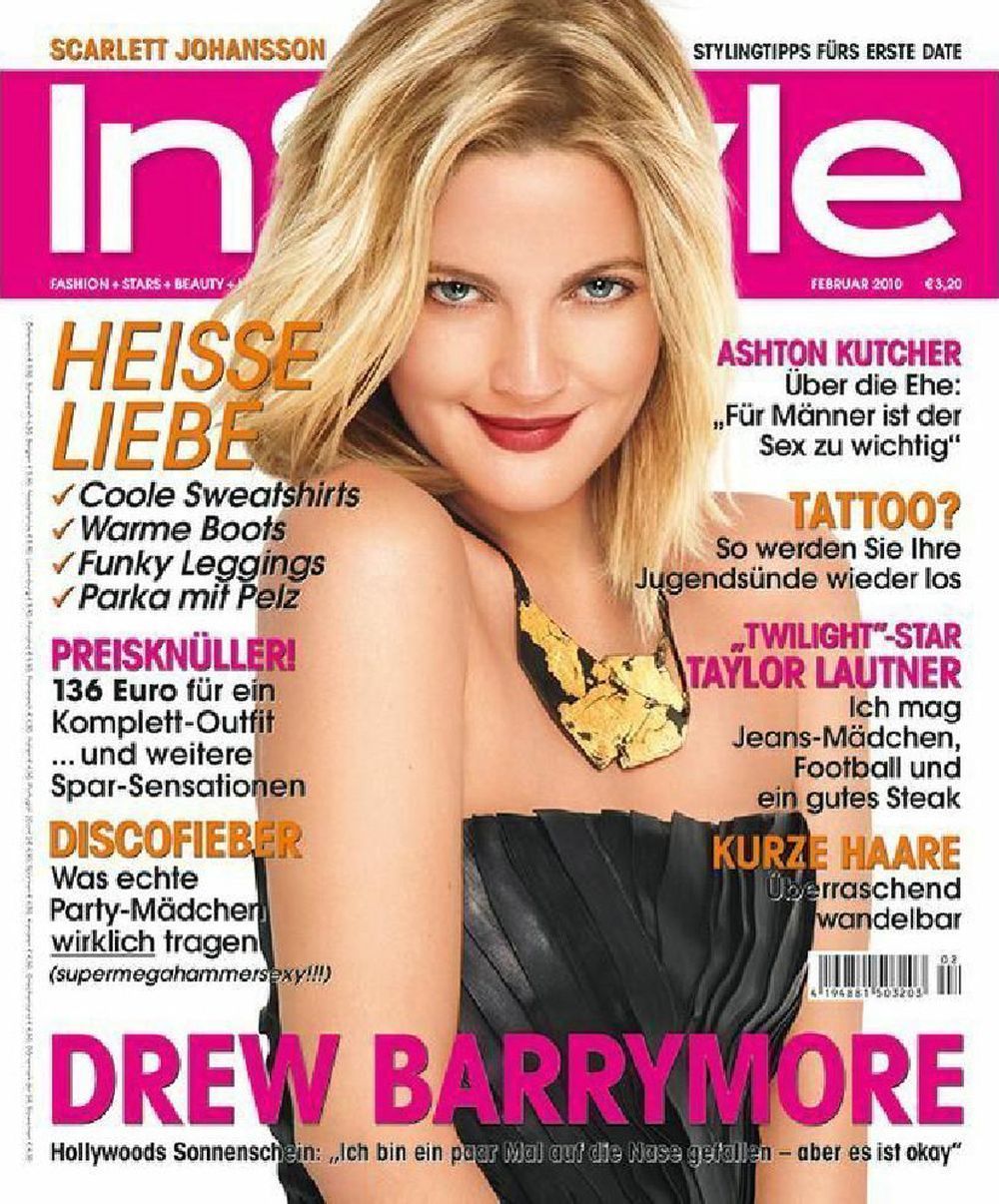 InStyle Magazin Deutschland 2010-02 Drew Barrymore