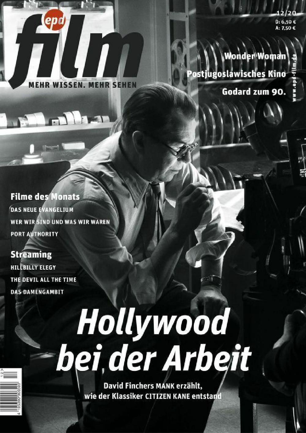 EPD Film Magazin Deutschland 2020-12 David Fincher