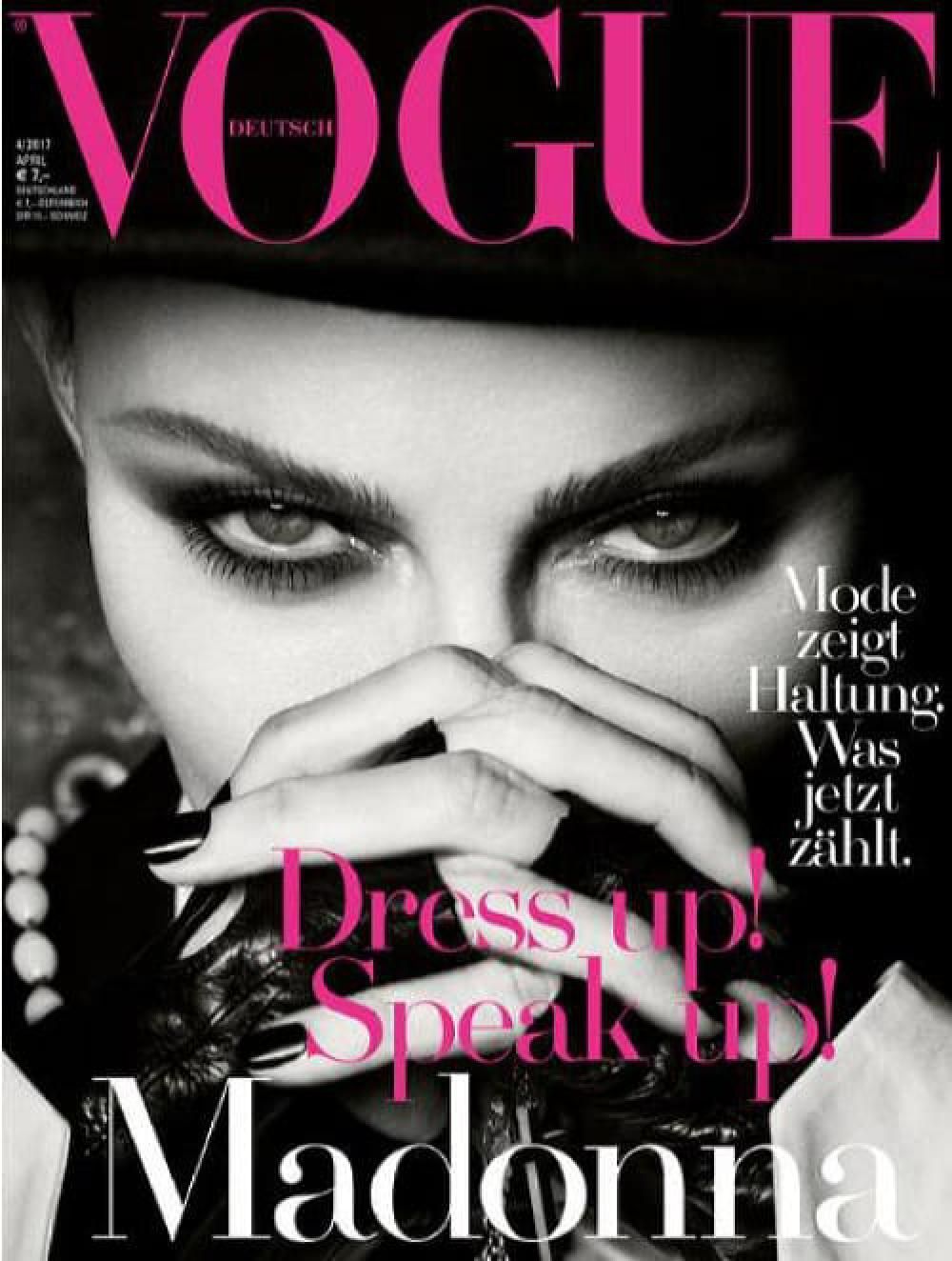 Vogue Tijdschrift Duitsland 2017-04 – Madonna – Originele uitgave Cover #2
