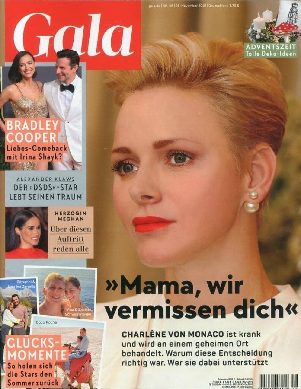 Gala Magazin Deutschland 2021-48 Charlene Monaco Bradley Cooper Irina Shayk