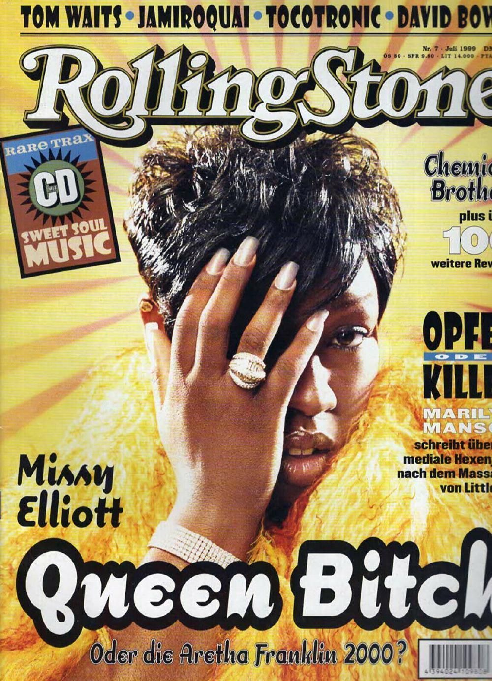 Rolling Stone Magazin Deutschland 1999-07 Marilyn Manson Missy Elliott Chemical Brothers Tom Waits