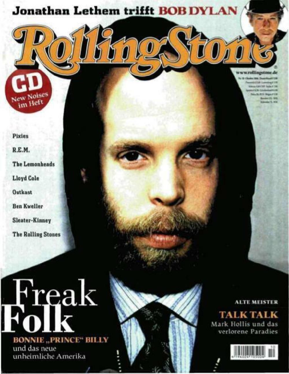 Rolling Stone Magazin Deutschland 2006-10 Bonnie Prince Billy Will Oldham Bob Dylan