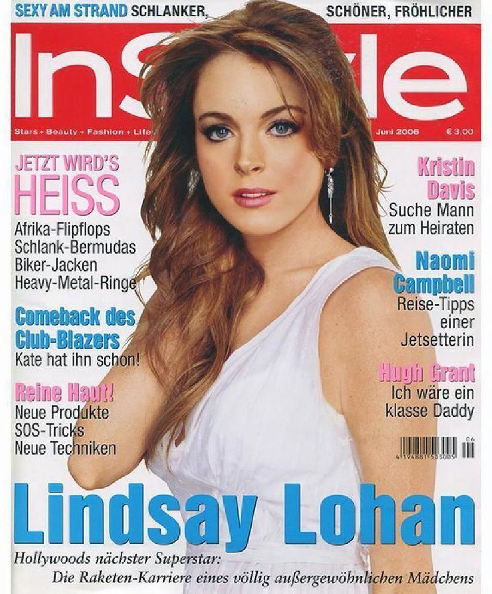InStyle Magazin Deutschland 2006-06 Lindsay Lohan