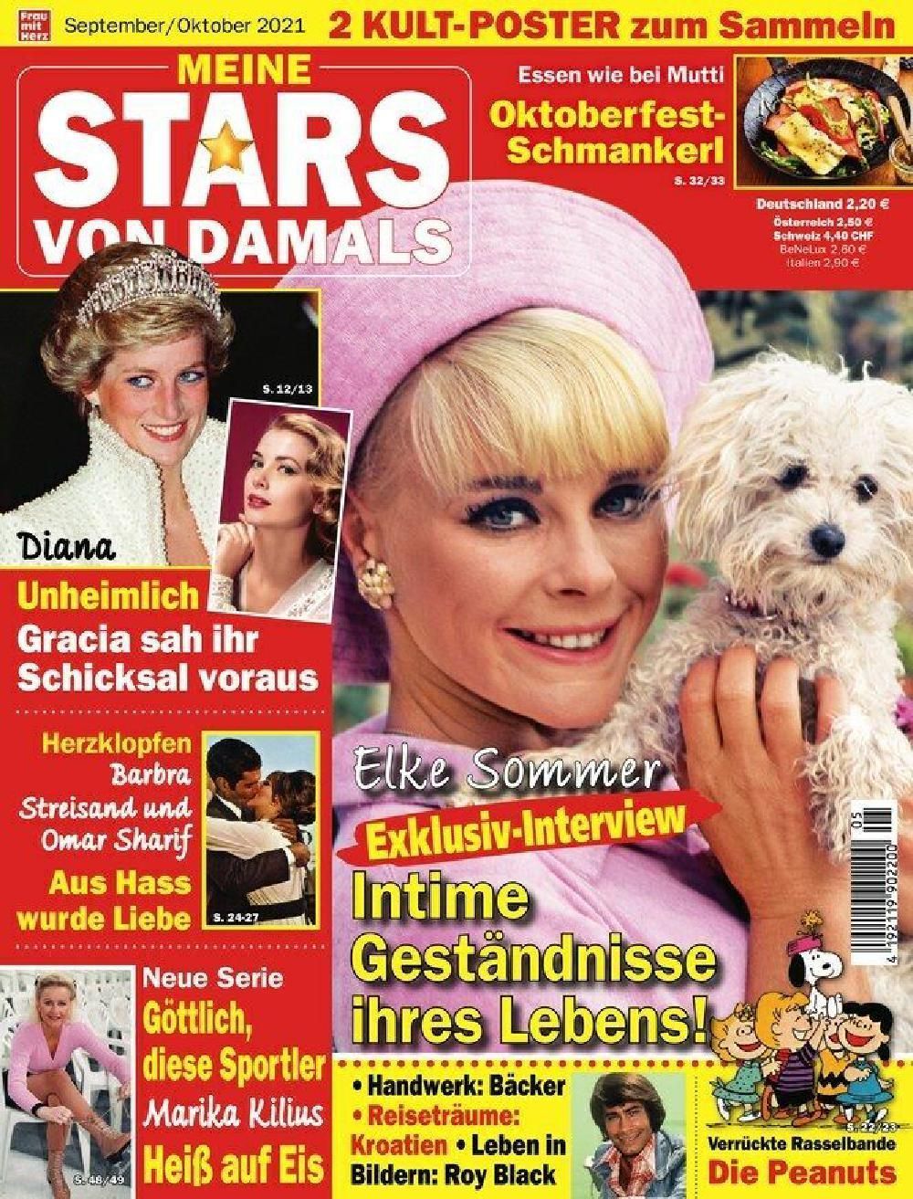 Meine Stars Von Damals Magazin Deutschland 2021-09+10 Elke Sommer Streisand Diana