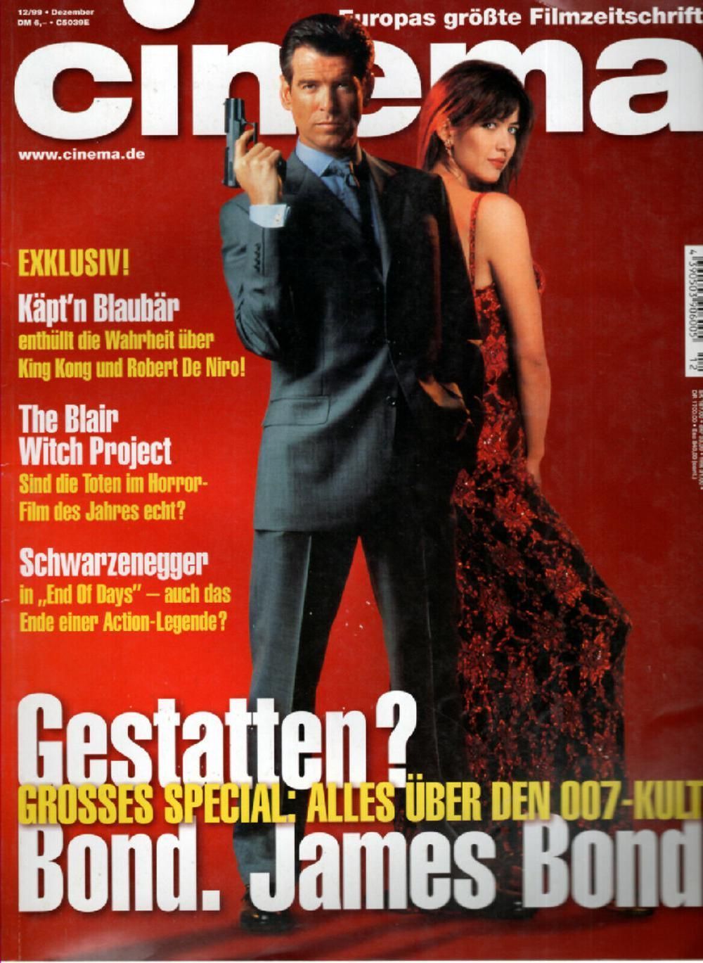 Cinema Magazin Deutschland 1999-12 Pierce Brosnan James Bond Sophie Marceau