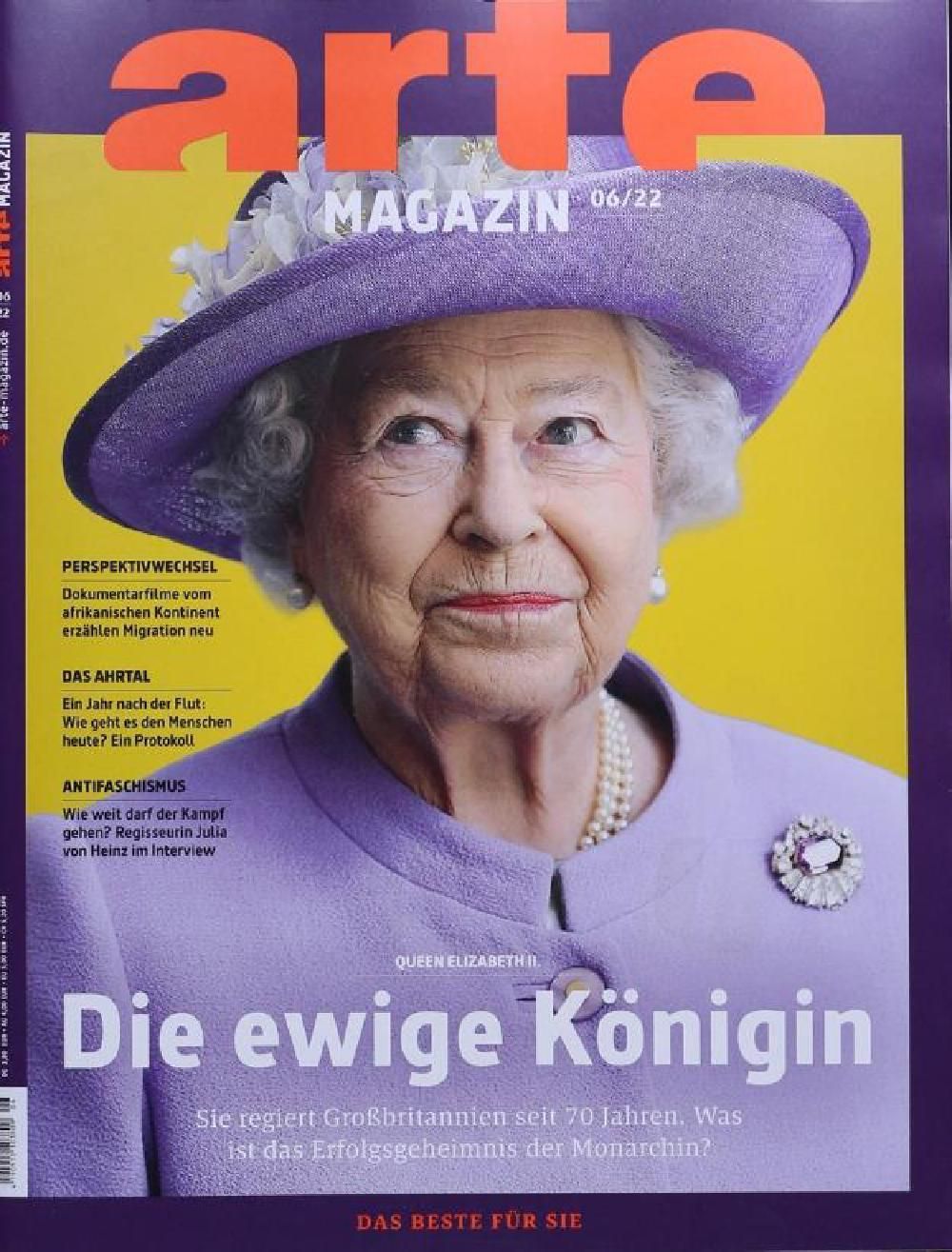 Arte Magazin Deutschland 2022-06 Queen Elisabeth II