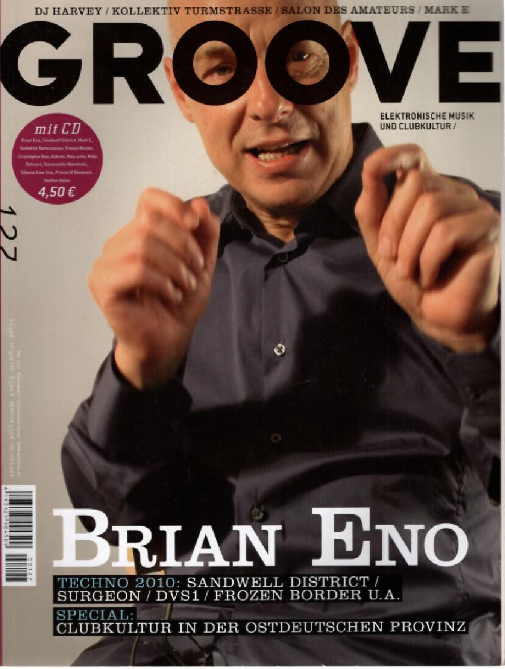 Groove Magazine Allemagne 2010 #127 Brian Eno ACCEPTABLE