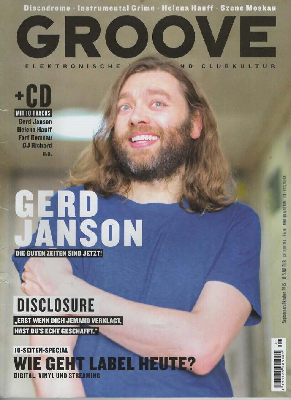 Groove Magazin Deutschland 2015 #156 Gerd Janson Disclosure Fort Romeau