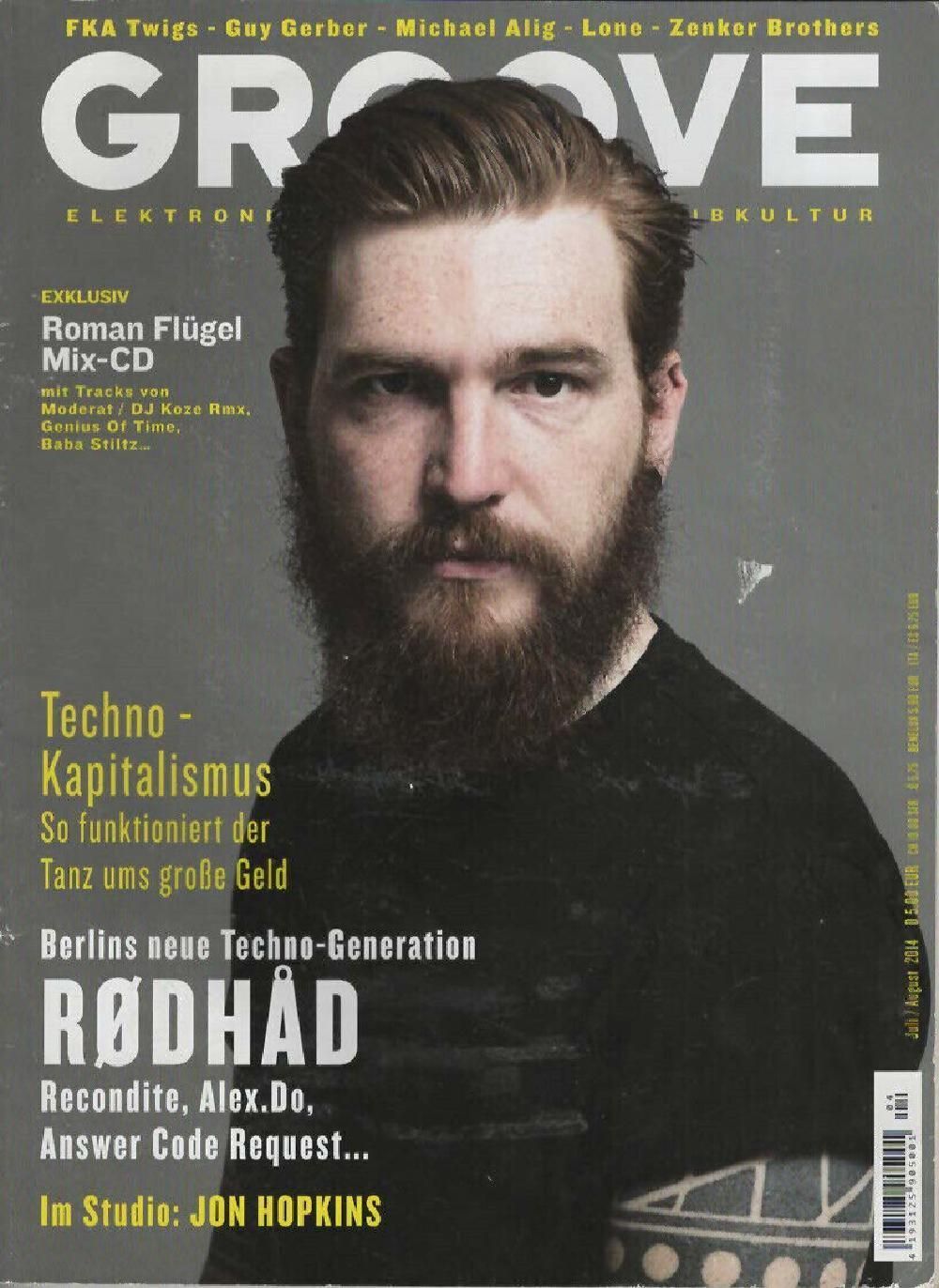 Groove Magazine Germany 2014 #149 Rodhad Recondite Jon Hopkins Original Print Issue