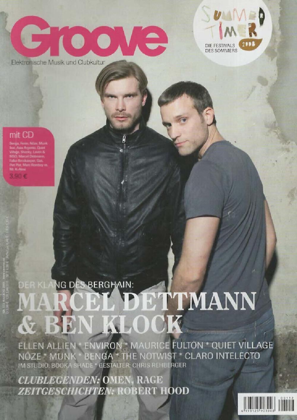 Groove Magazin Deutschland 2008 #2 Marcel Dettmann Ben Klock Ellen Allien
