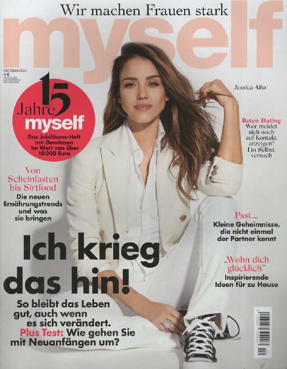 Myself Tijdschrift Duitsland 2020-10 – Jessica Alba – Originele uitgave