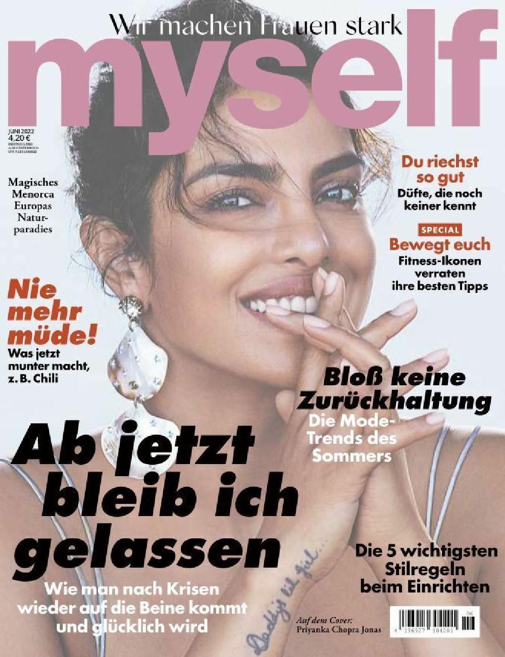 Myself Revista Alemania 2022-06 Priyanka Chopra Jonas Edición original