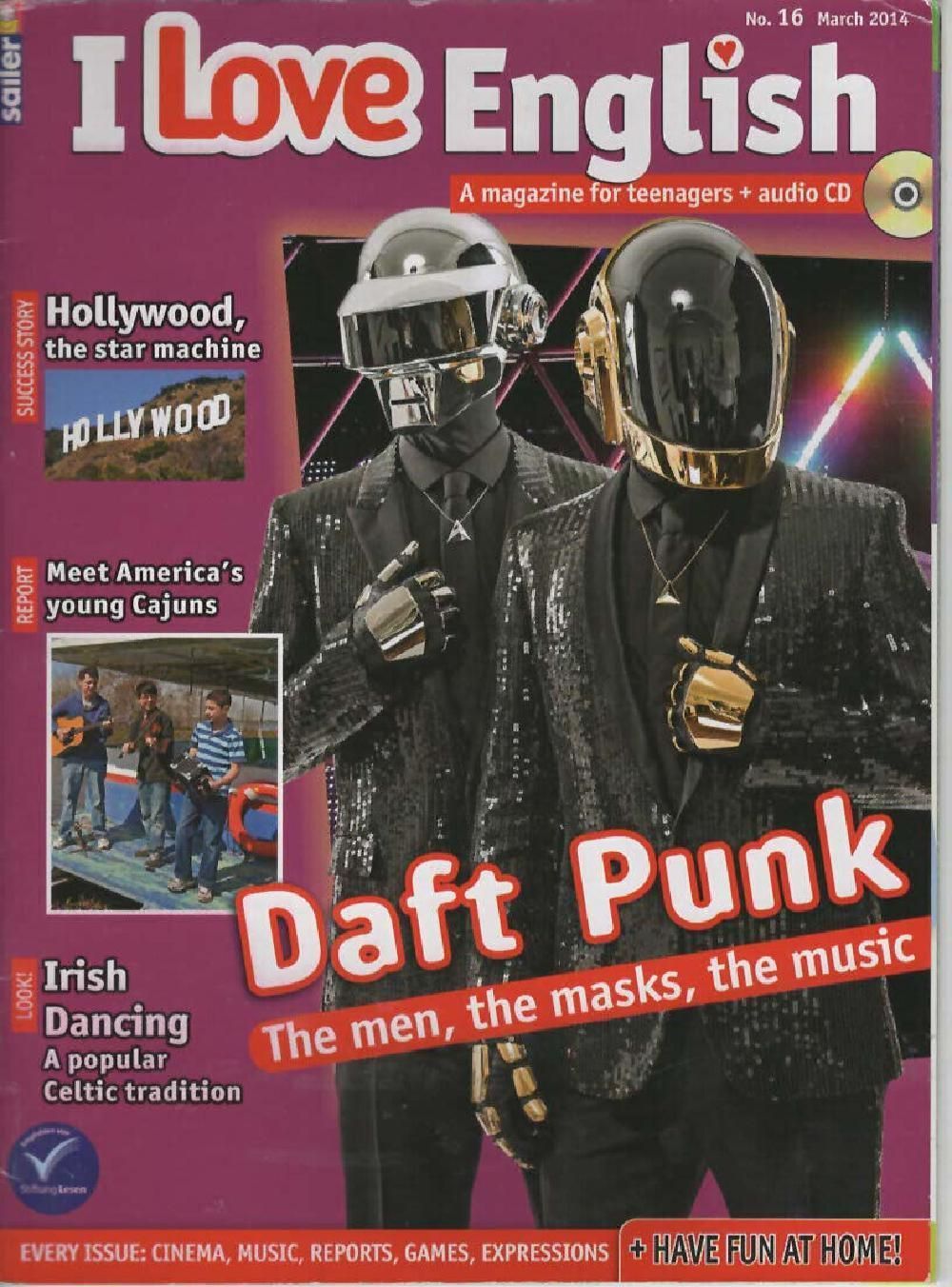 I Love English Magazin Deutschland 2014 #16 Daft Punk