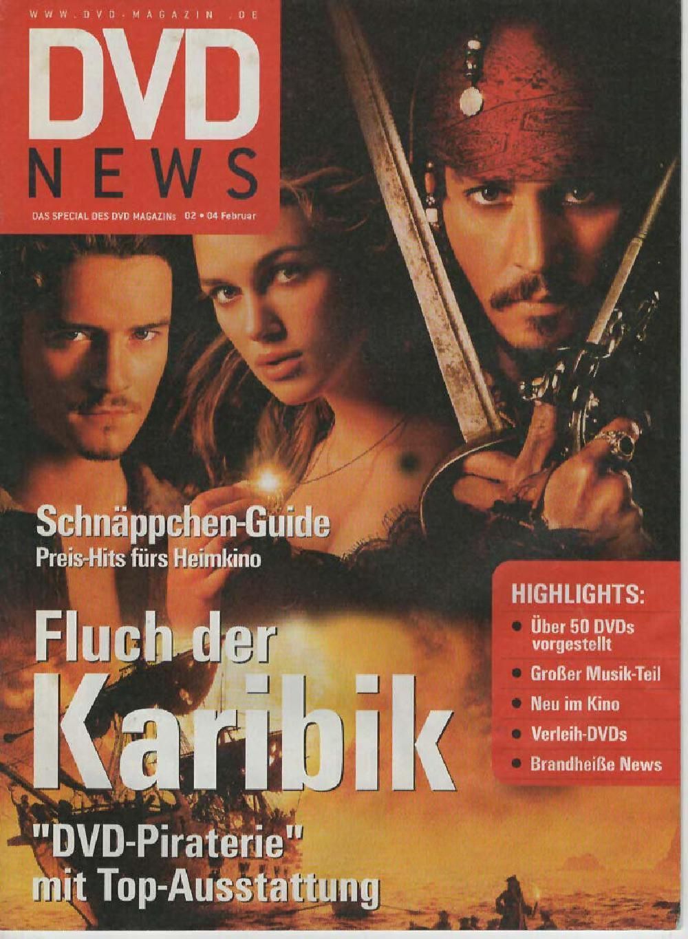 DVD Magazin Deutschland 2004-02 Johnny Depp