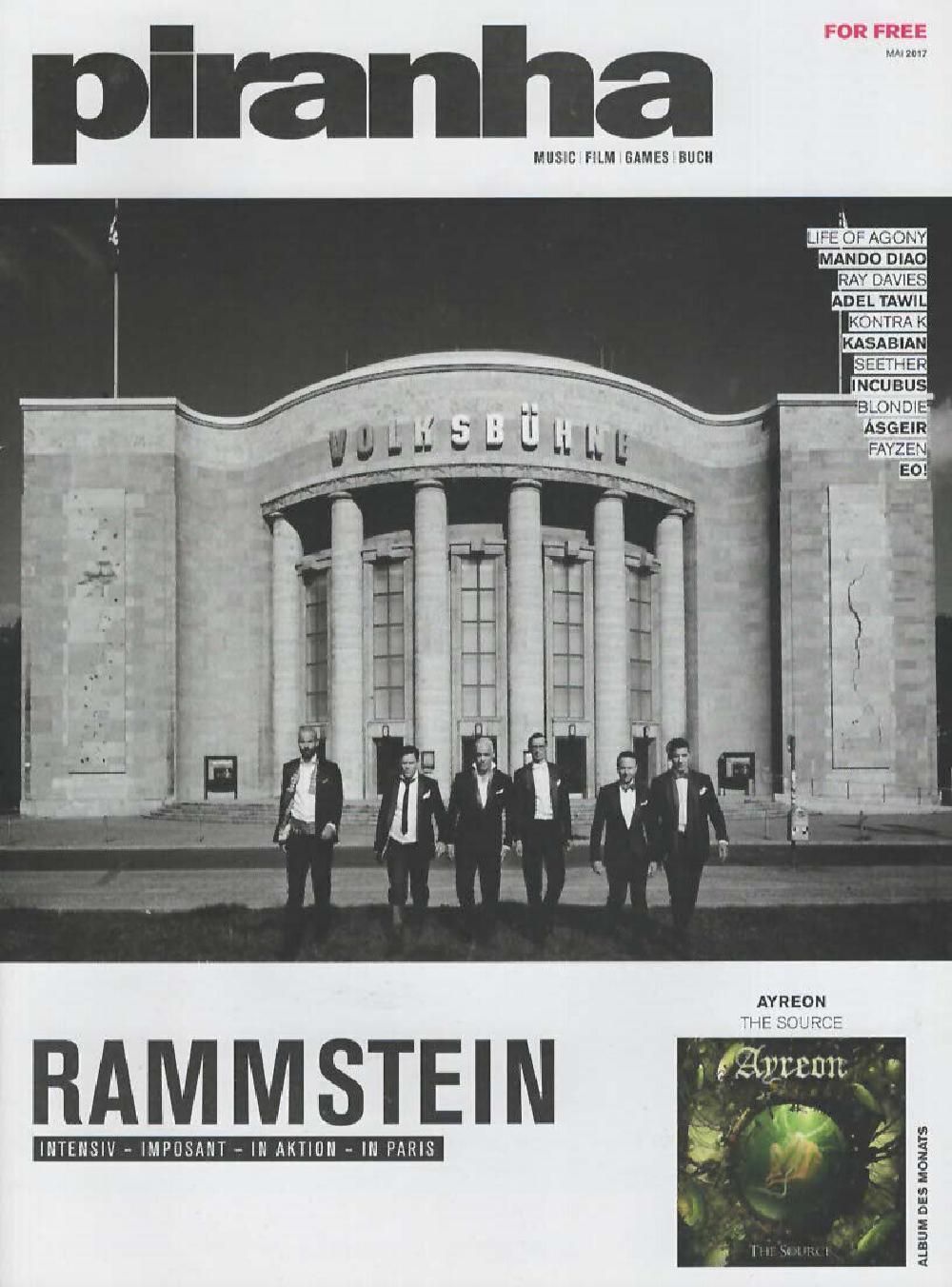 Piranha Magazin Deutschland 2017-10 Foo Fighters Pink