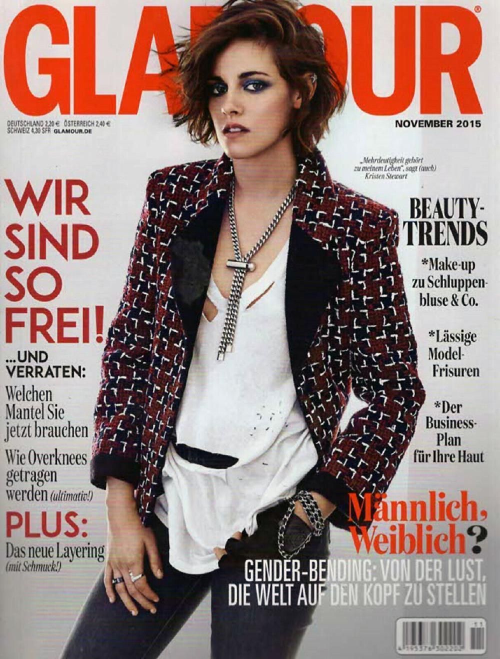 Glamour Magazin Deutschland 2015-11 Kristen Stewart