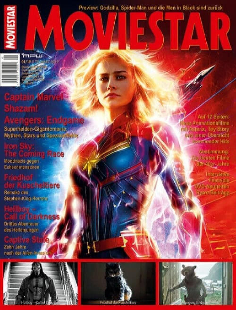 Moviestar Magasin Tyskland 2019 #173 Brie Larson Originaludgave