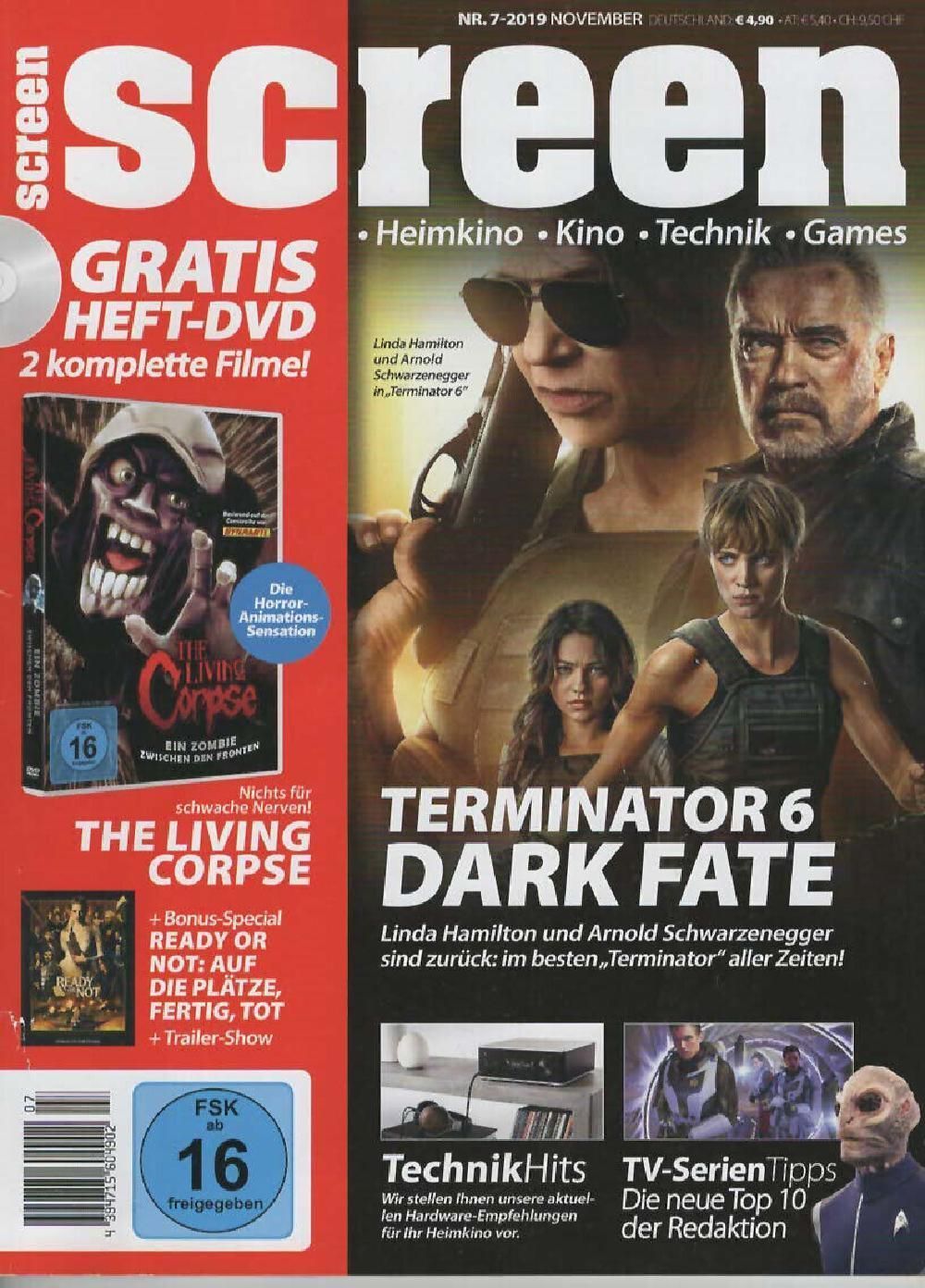 Screen Magazin Deutschland 2019-07 Schwarzenegger Hamilton
