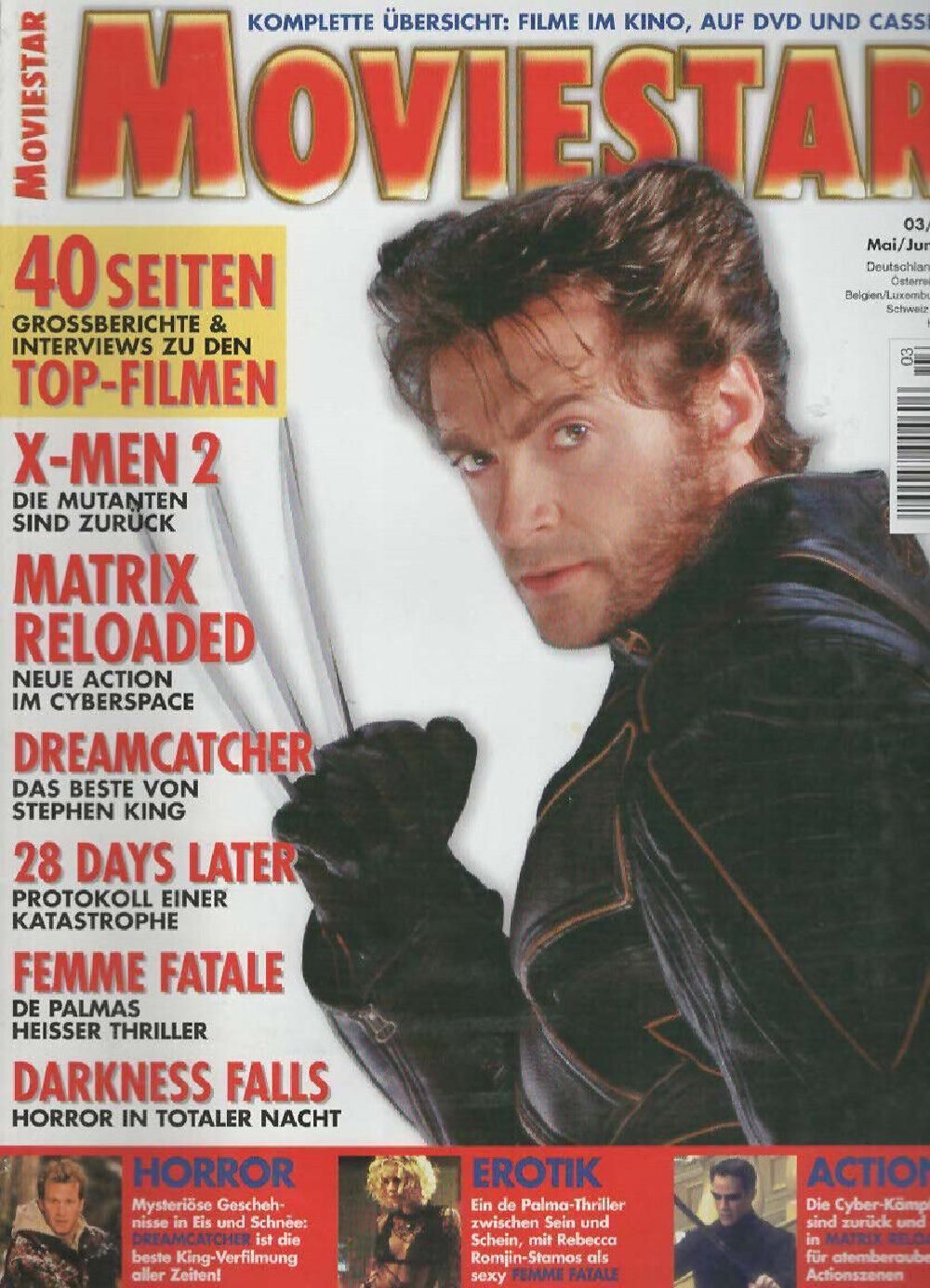 Moviestar Magazin Deutschland 2003 #79 Hugh Jackman