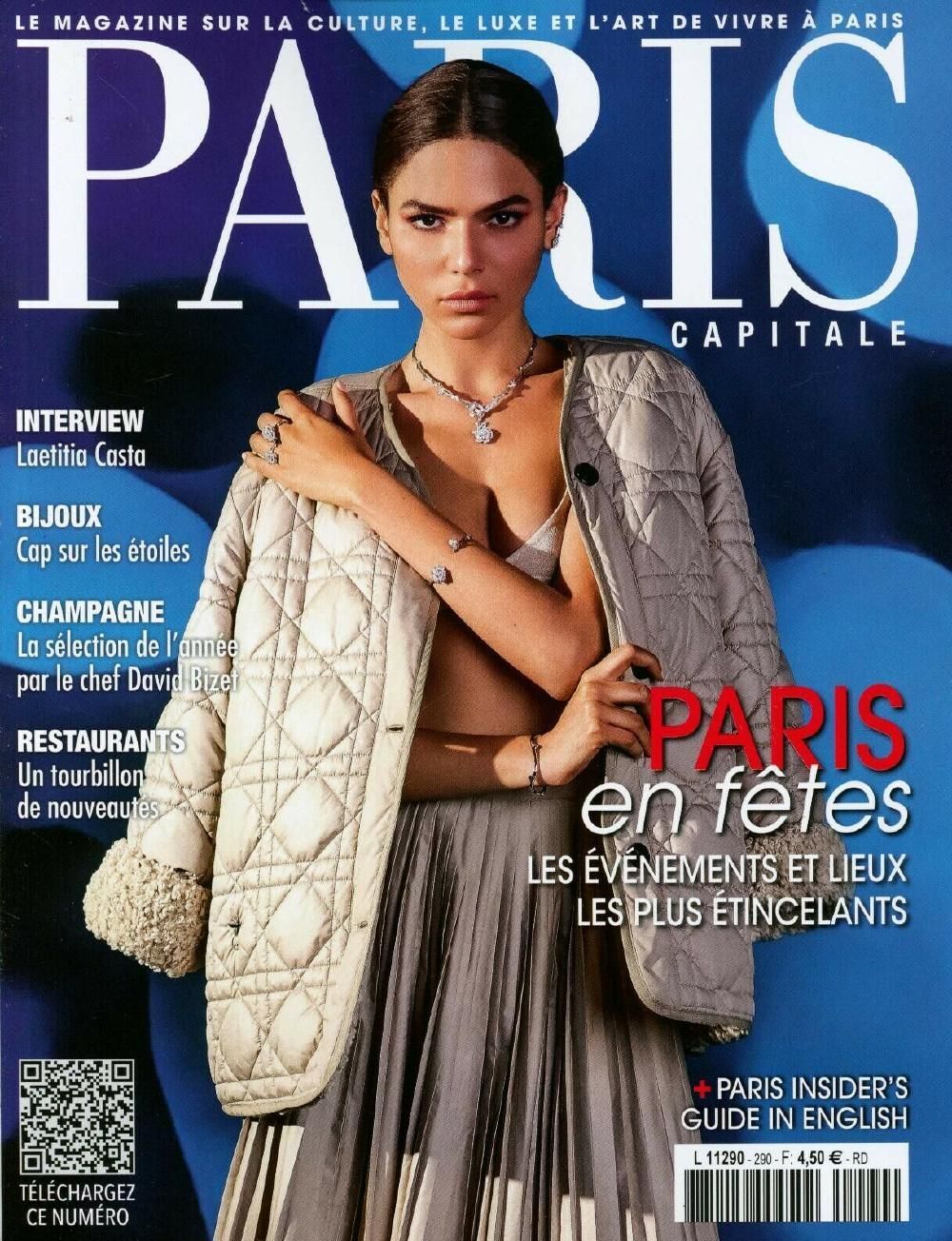 Paris Capitale Magazin Frankreich 2021 #290 Laetitia Casta