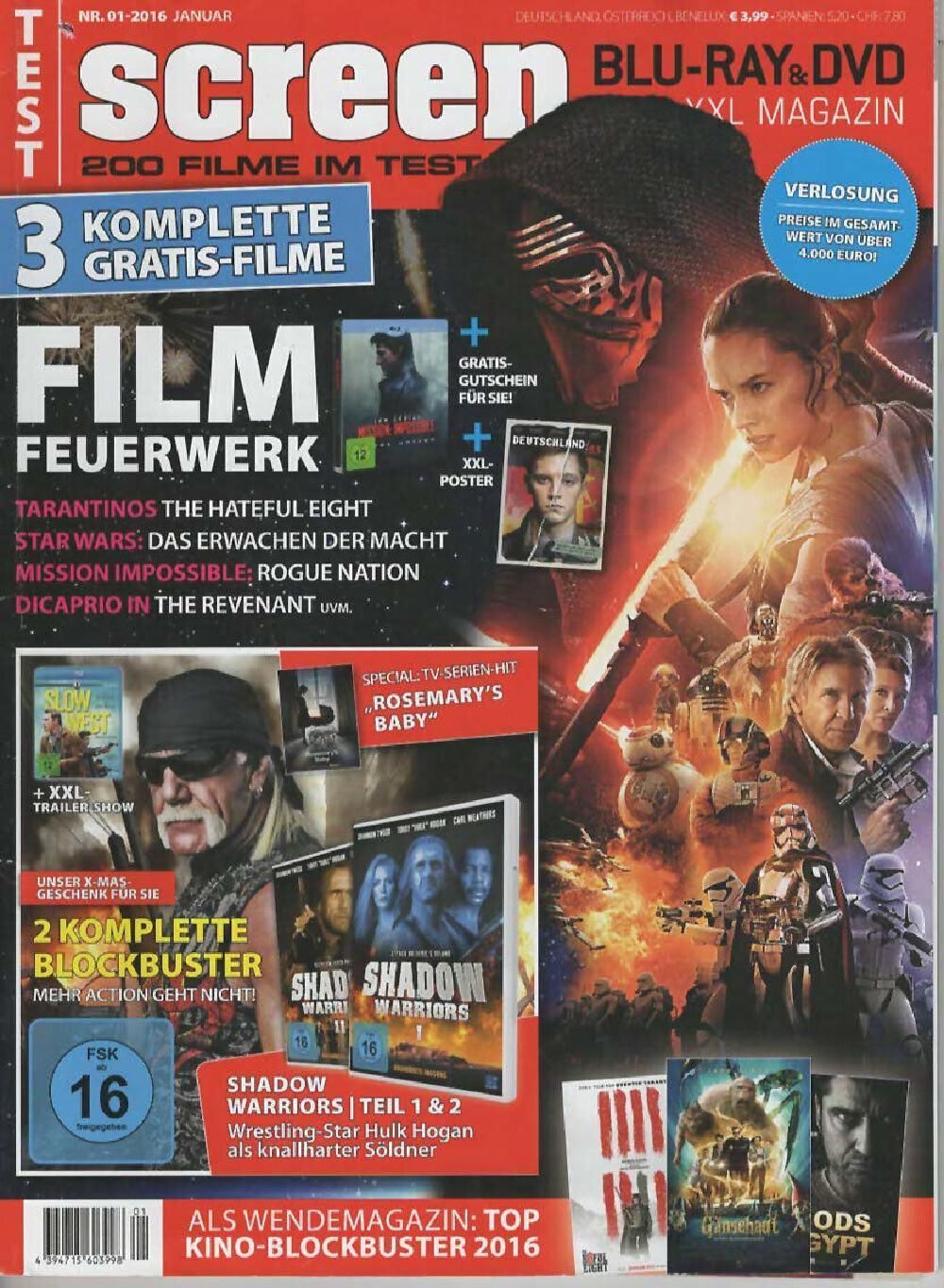 Screen Magazin Deutschland 2016-01 Daisy Ridley