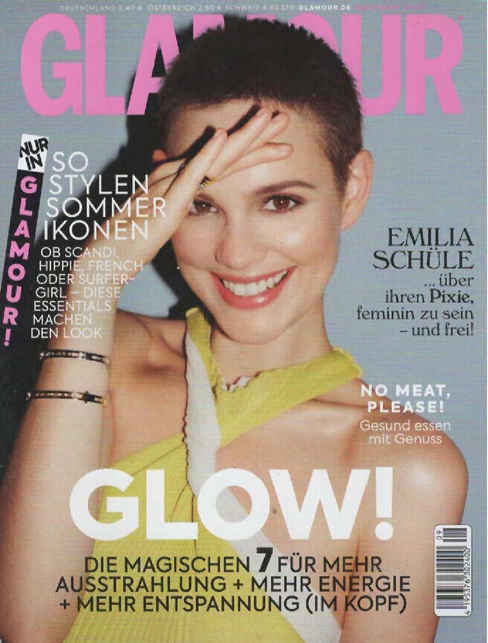 Glamour Magazin Deutschland 2020-09 Emilia Schüle