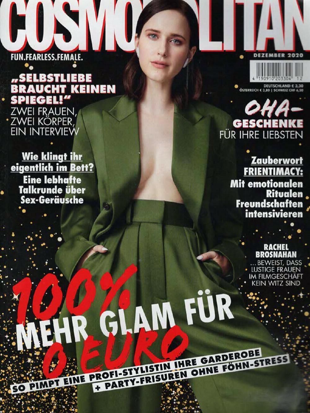 Cosmopolitan Magazin Deutschland 2020-12 Rachel Brosnahan
