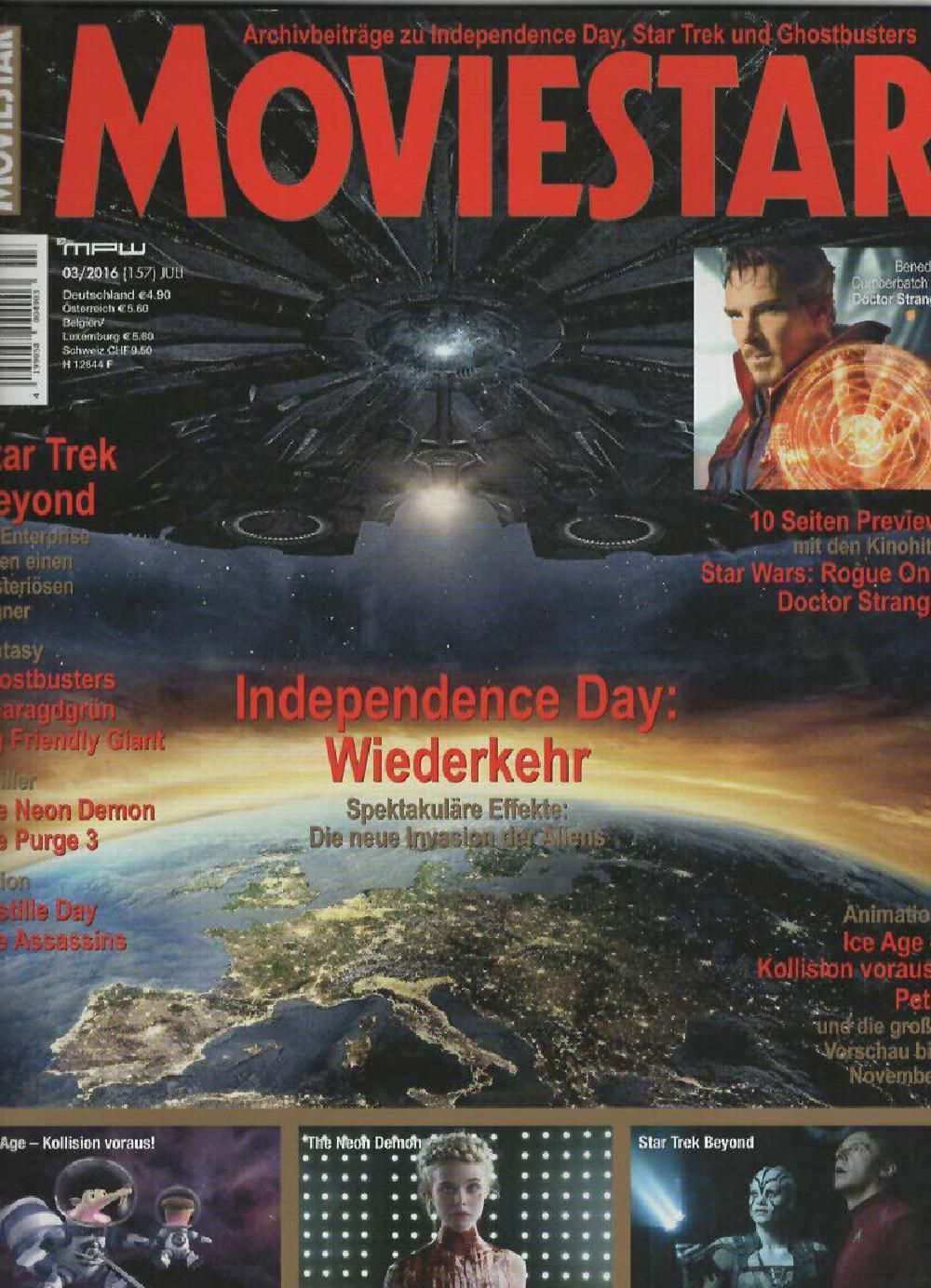 Moviestar Magazin Deutschland 2016 #157 Benedict Cumberbatch