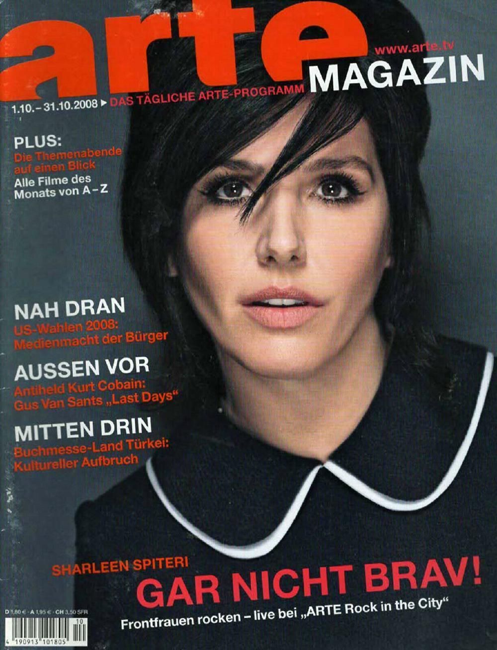 Arte Magazin Deutschland 2008-10 Sharleen Spiteri Kurt Cobain