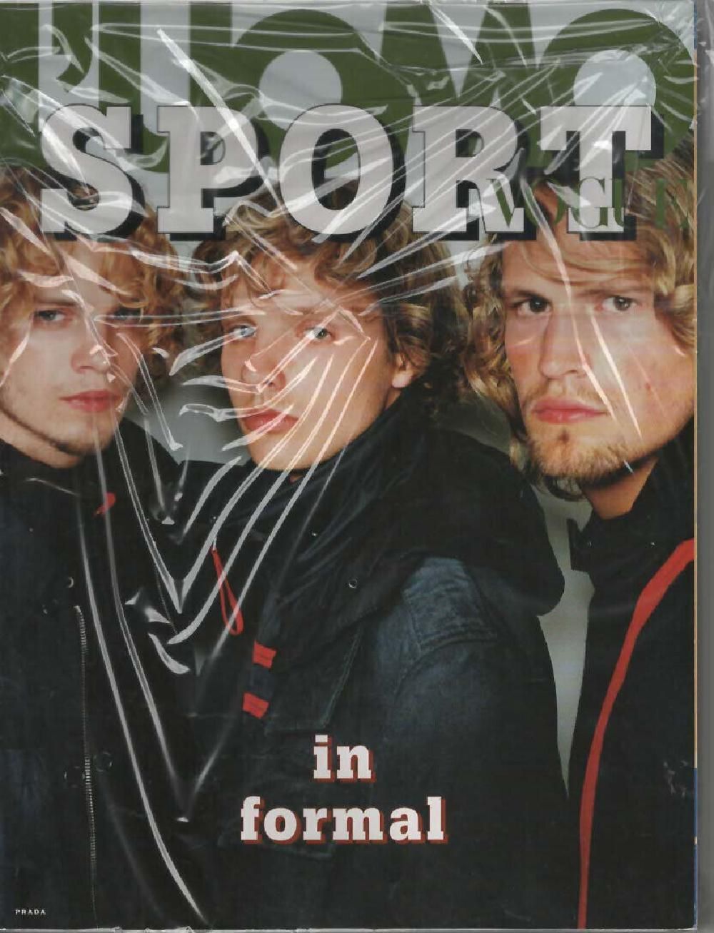 L'Uomo Vogue Sport Magazin Italien2001 #322