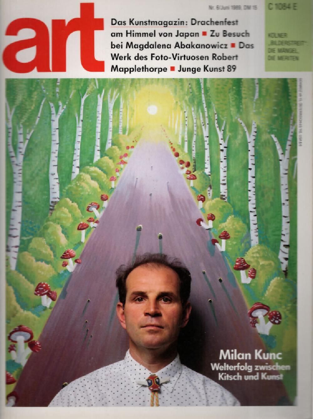Art Magazin Deutschland 1989-06 Milan Kunc