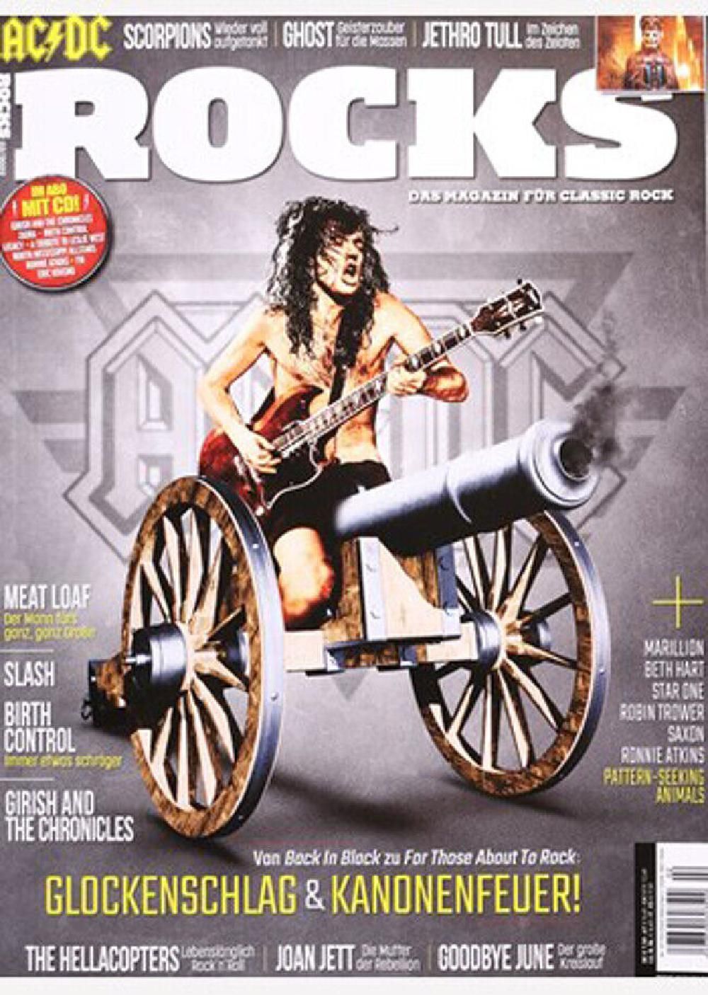 Rocks Magazin Deutschland 2022 #87 ACDC Meat Loaf Slash Birth Control Angus Young