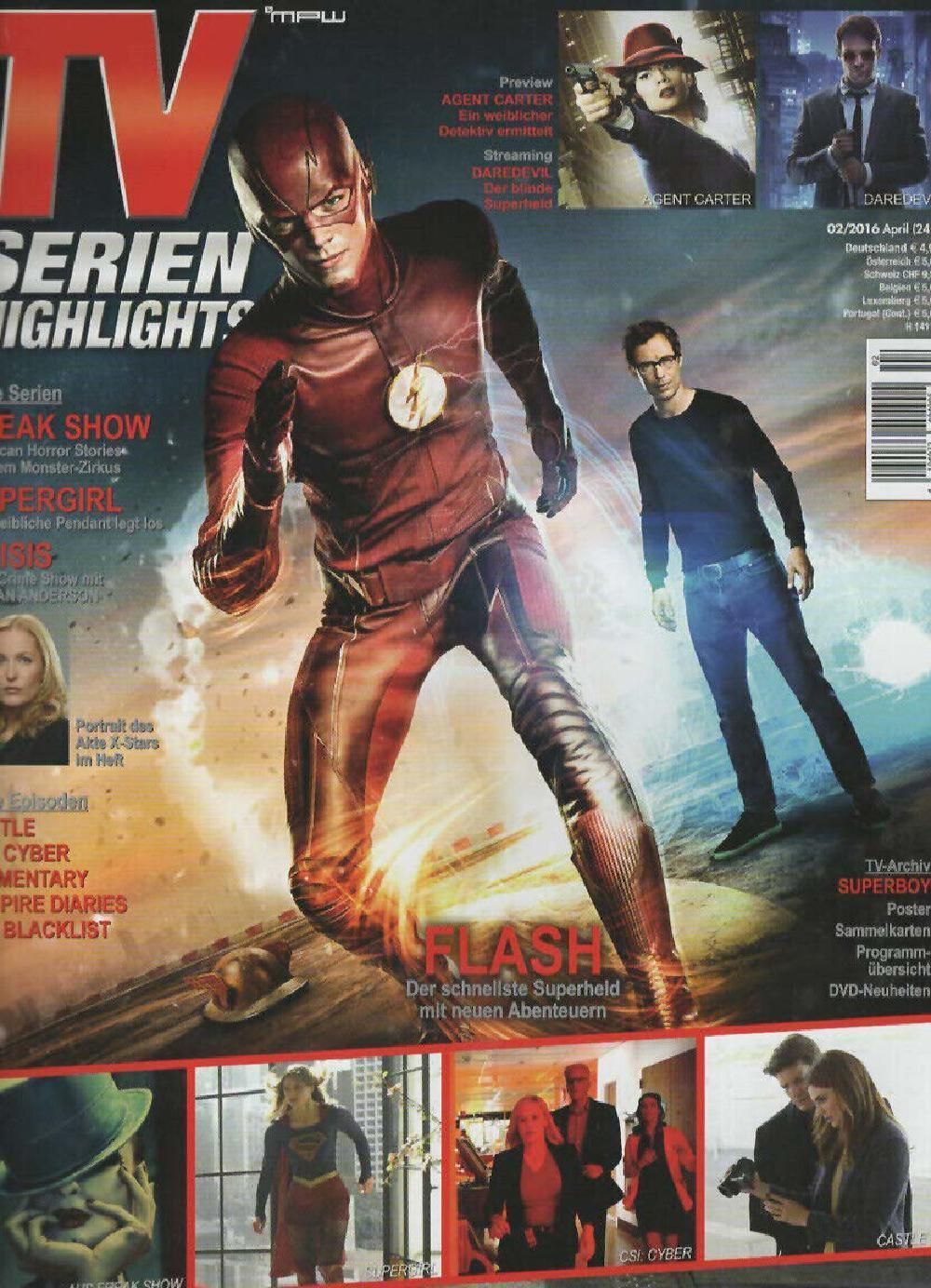 TV Serien Highlights Magazin Deutschland 2016 #241 Flash Superboy