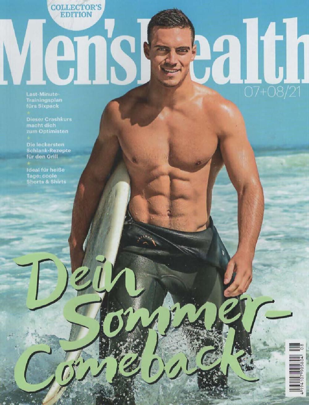 Mens Health Magazin Deutschland 2021-07+08 Du Toit Botha