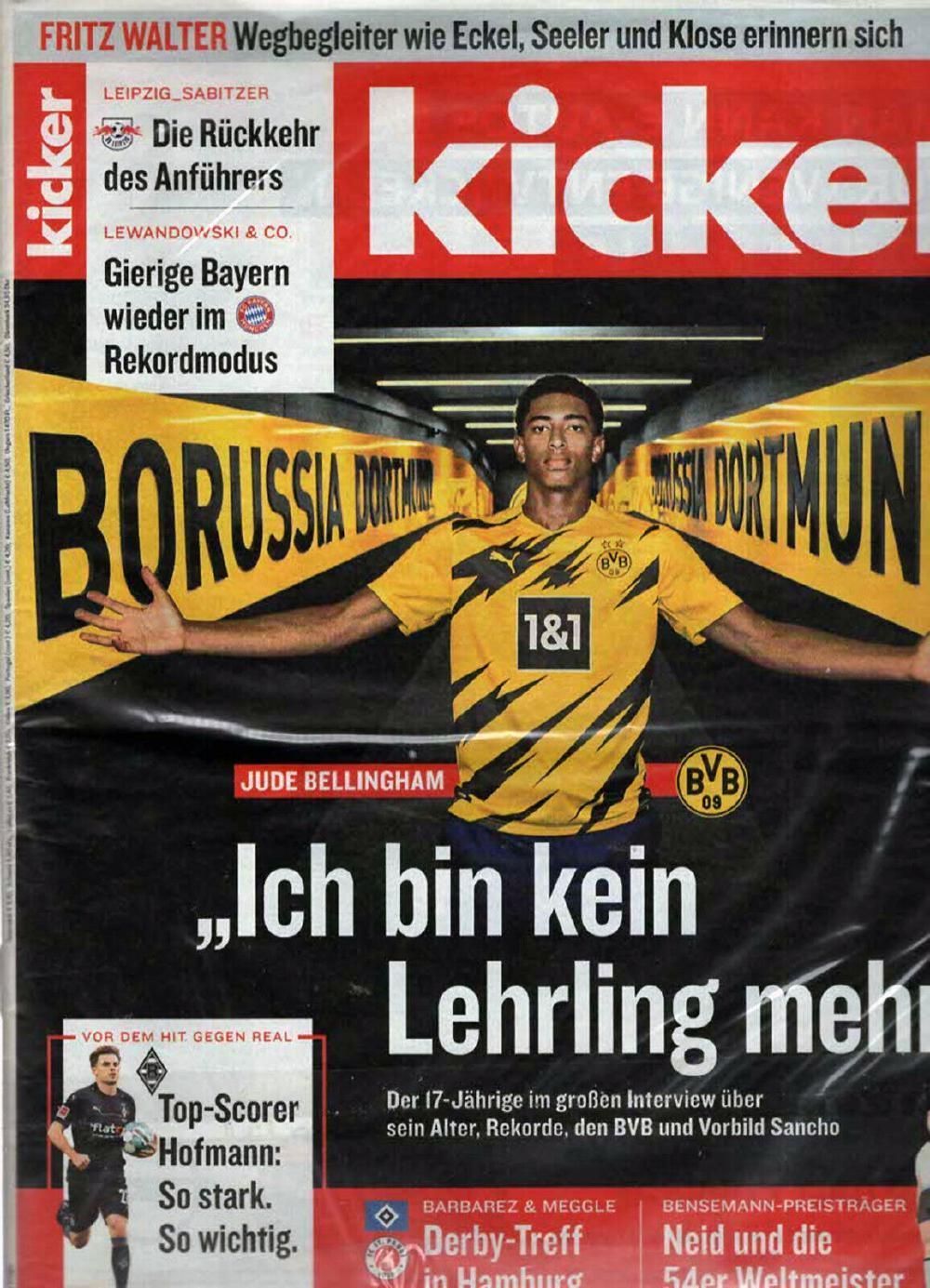 Kicker Magazin Deutschland 2020-088 Jude Bellingham