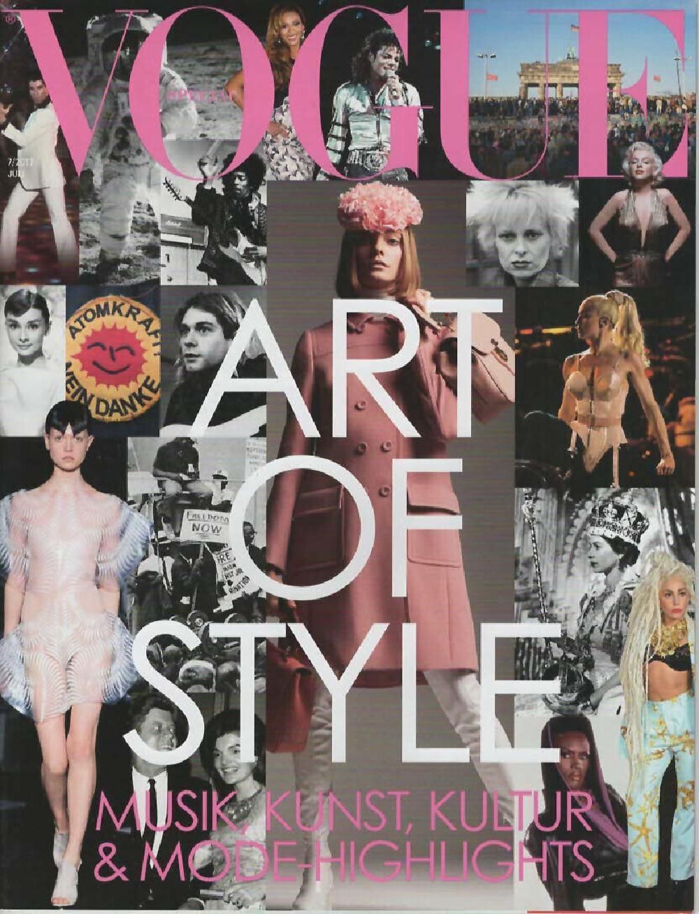 Vogue Spezial Tijdschrift Duitsland 2017 Art Of Style Originele uitgave
