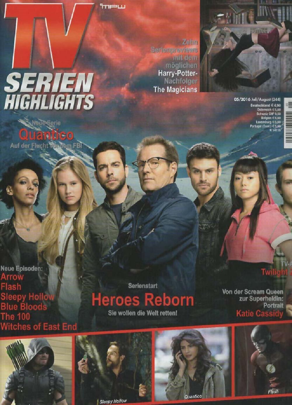 TV Serien Highlights Magazin Deutschland 2016 #244 Katie Cassidy