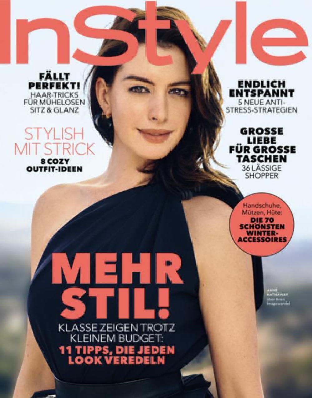 InStyle Magazin Deutschland 2020-12 Anne Hathaway